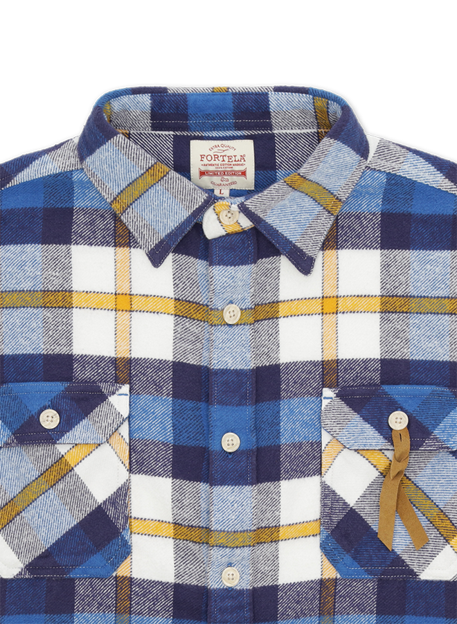 Mescal Overshirt In Flanella A Quadri