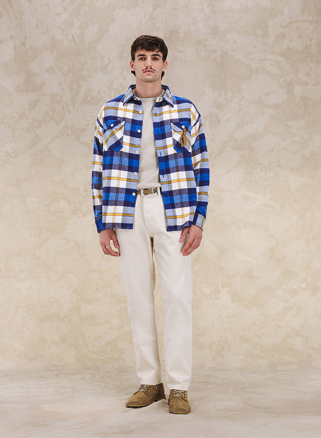 Mescal Overshirt In Flanella A Quadri