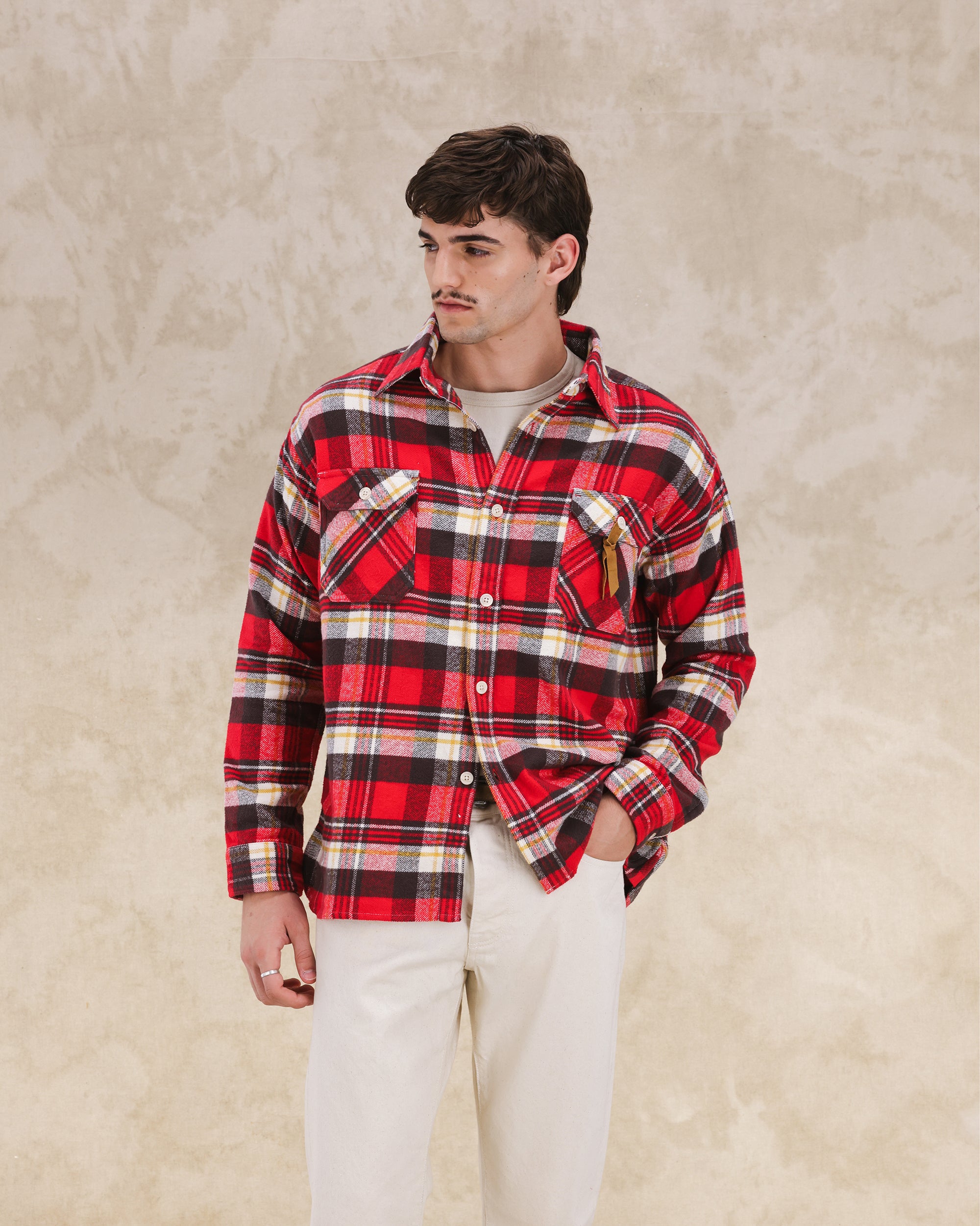 Mescal Overshirt In Flanella A Quadri