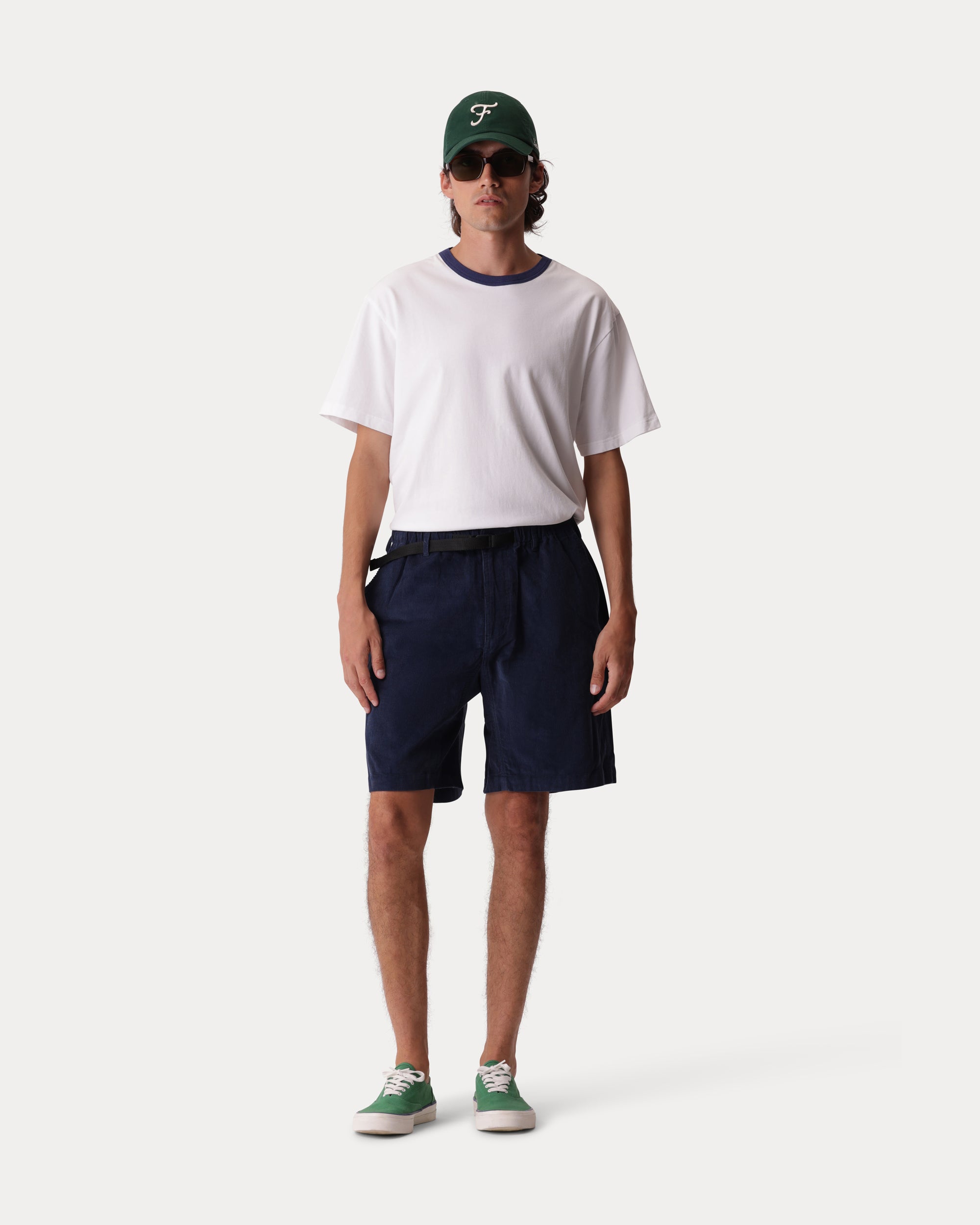 Mike Pantaloncini in Velluto Lavato