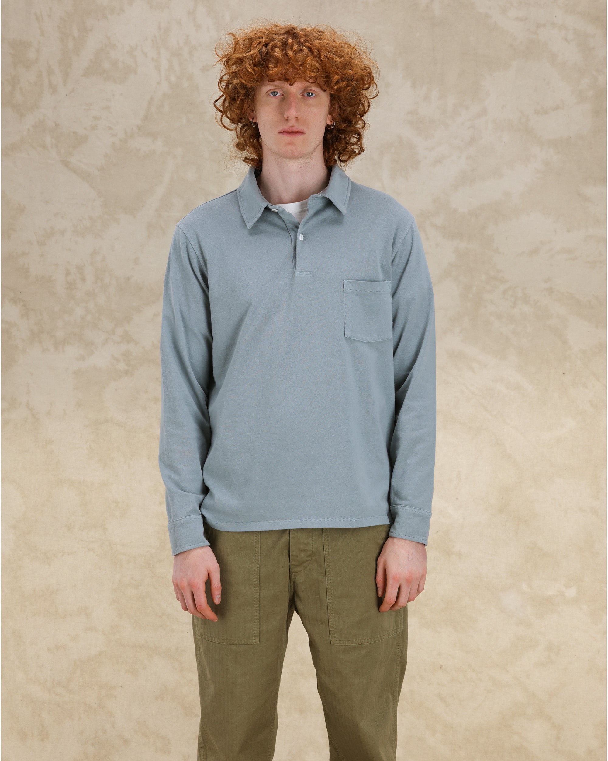Missouril Long Sleeve Cotton Polo