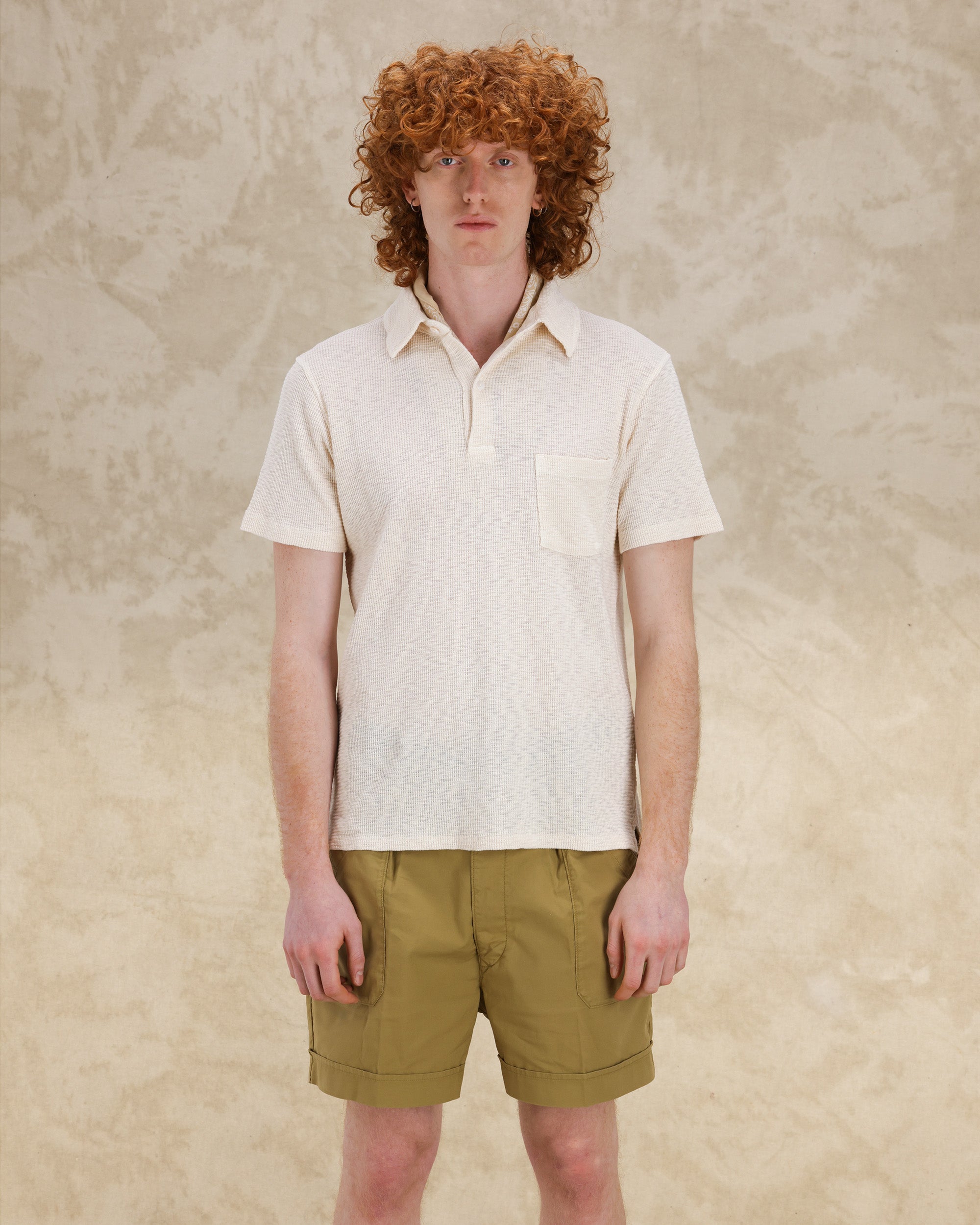 Missourim Polo In Jersey Waffle Manica Corta