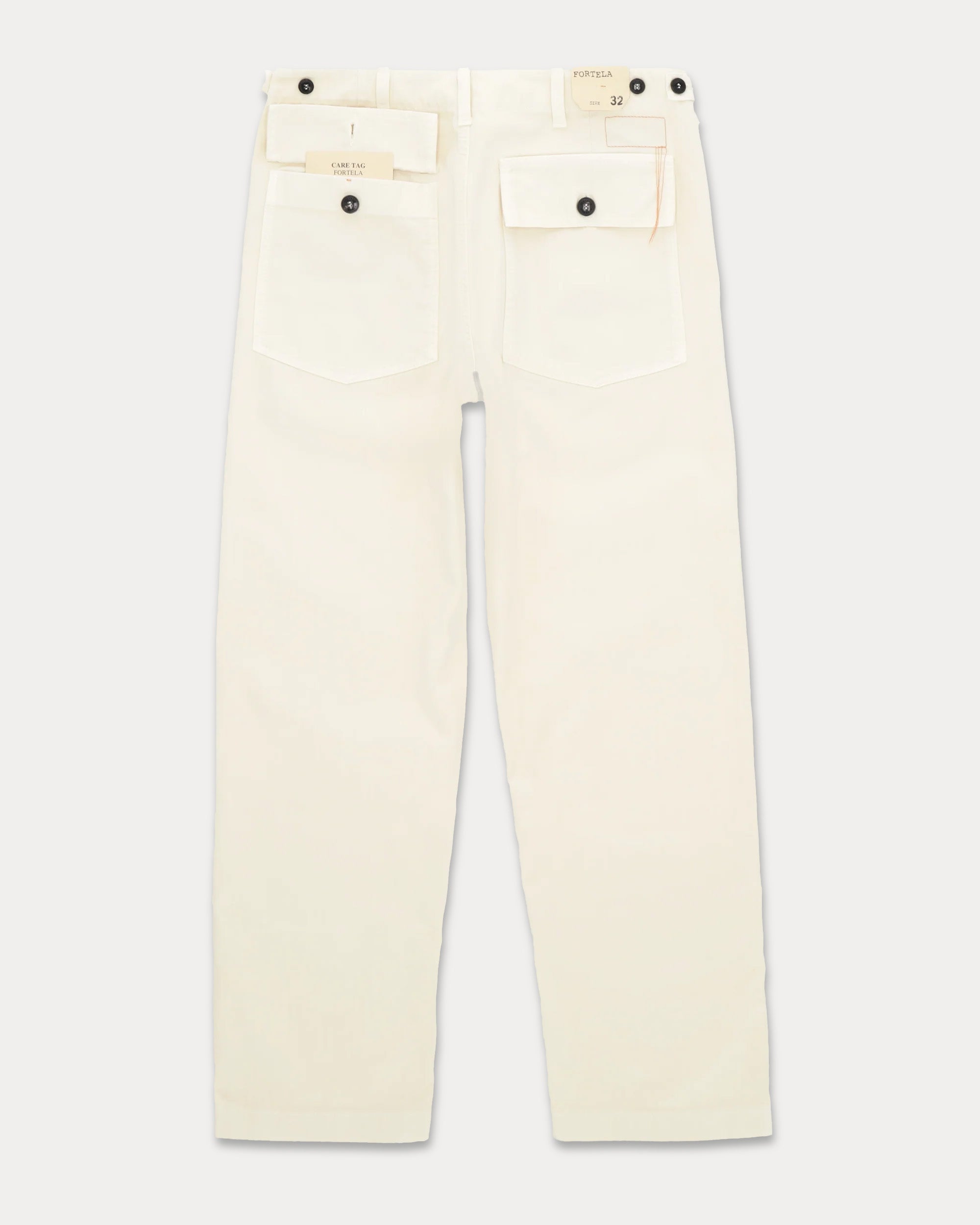 Newfatigue Pantaloni Fatigue In Herringbone di Cotone