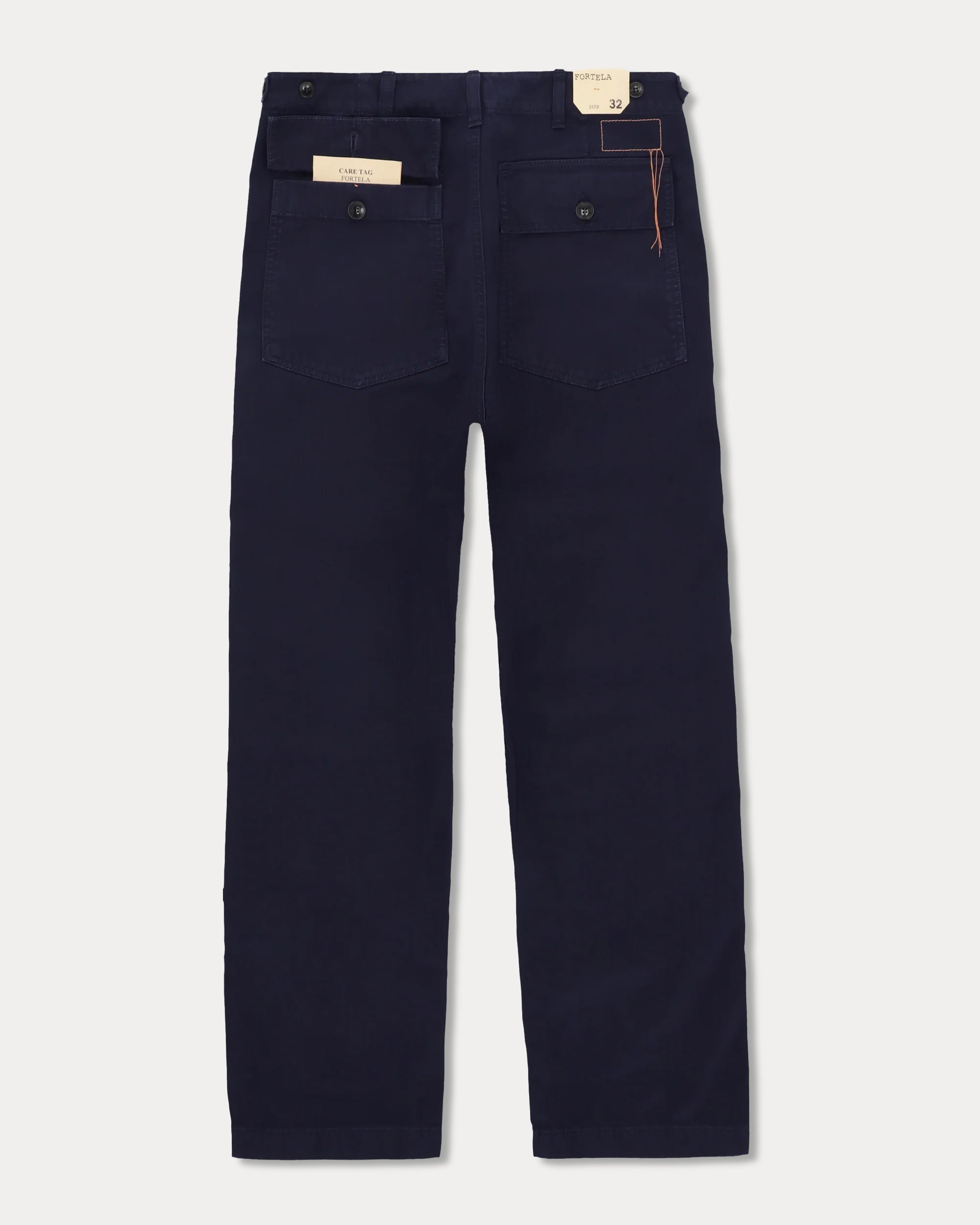 Newfatigue Pantaloni Fatigue In Herringbone di Cotone