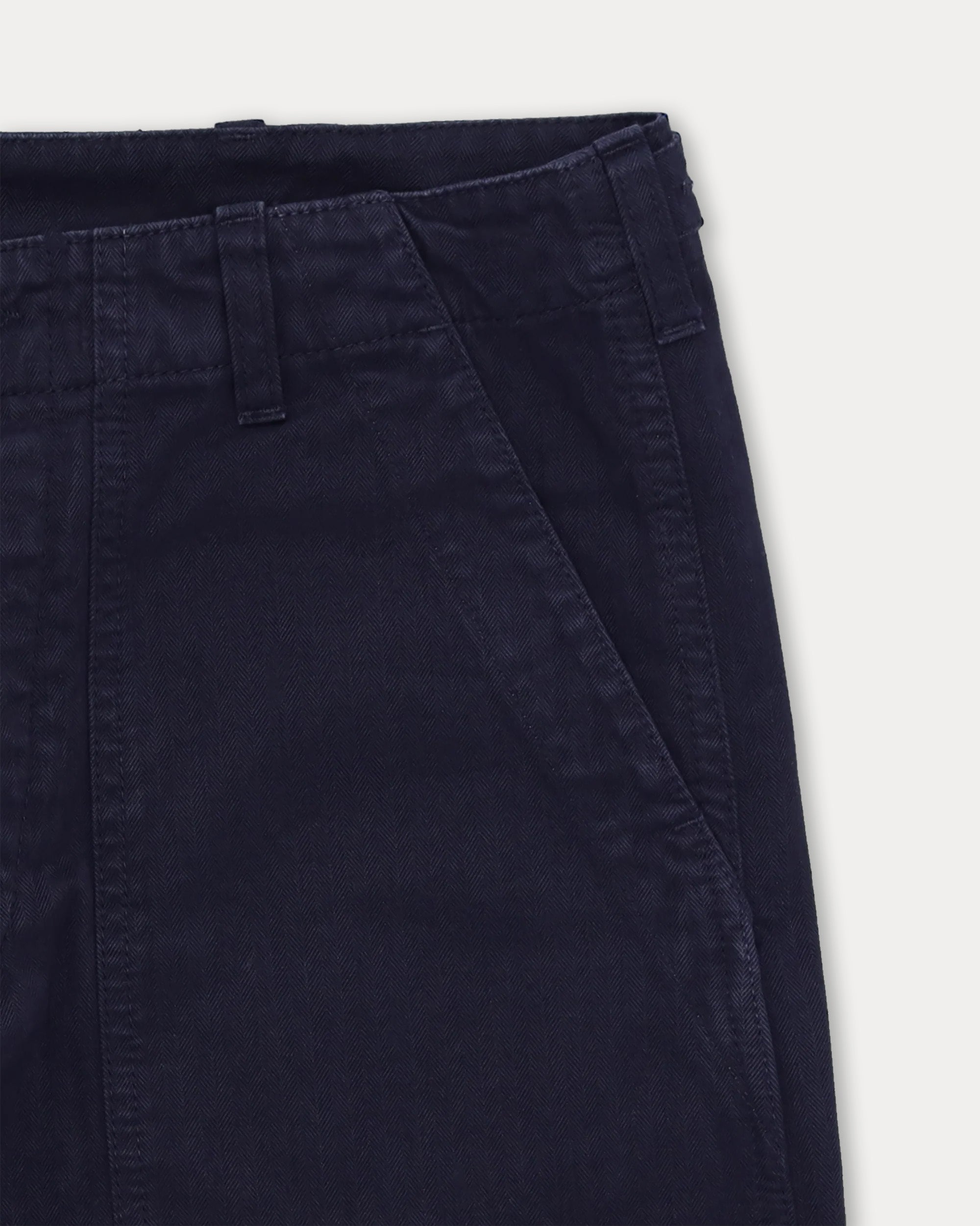 Newfatigue Pantaloni Fatigue In Herringbone di Cotone
