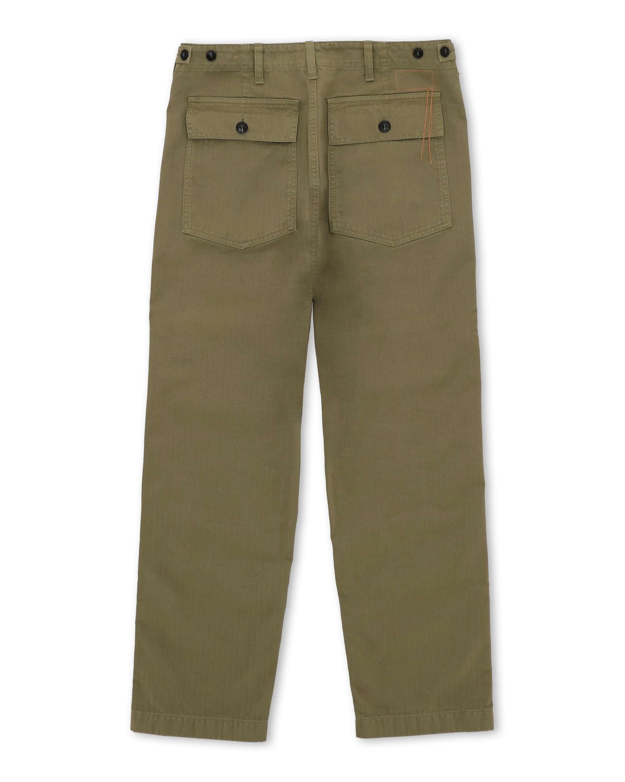 Newfatigue Pantaloni Fatigue In Herringbone di Cotone