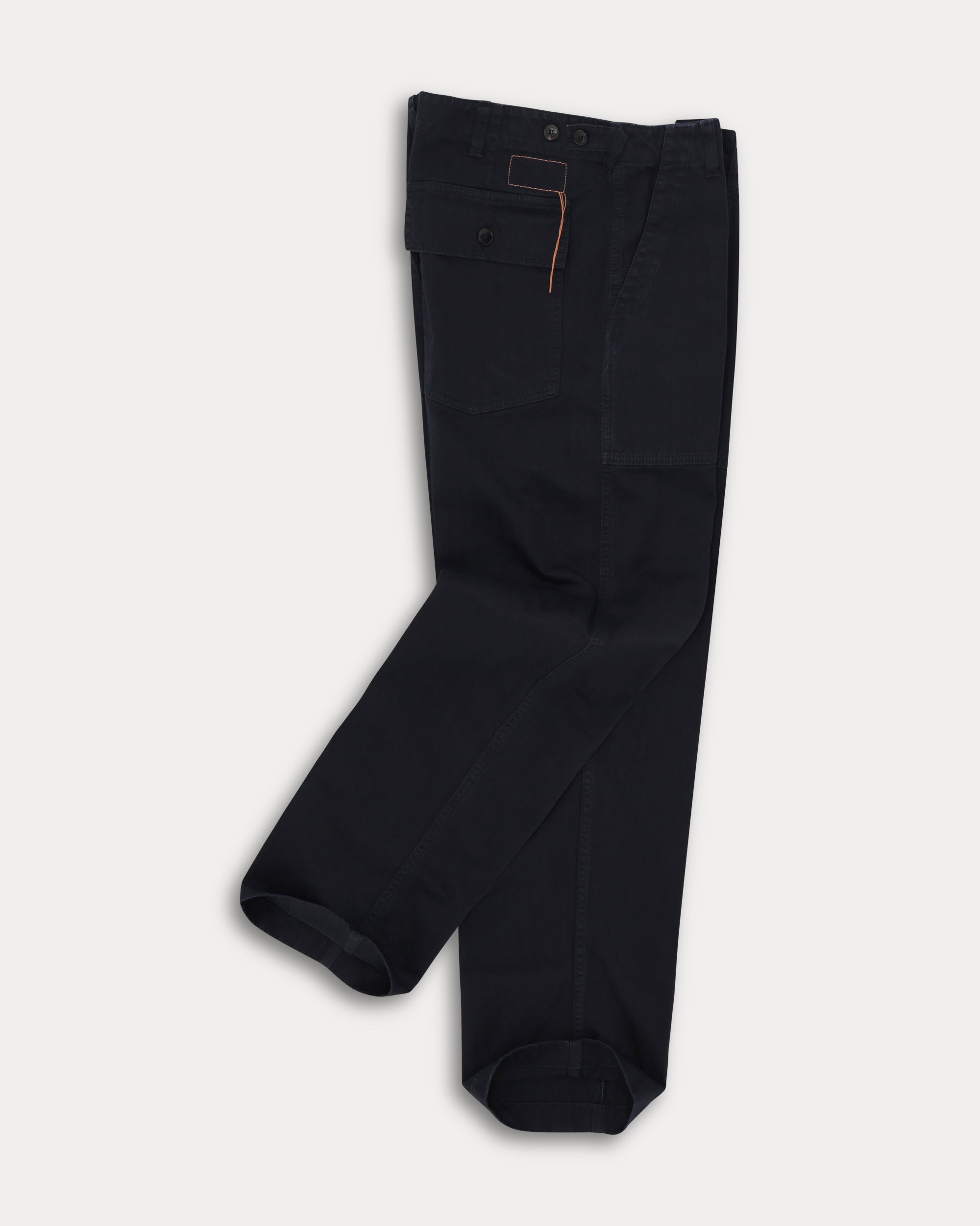Newfatigue Pantaloni Fatigue In Herringbone di Cotone