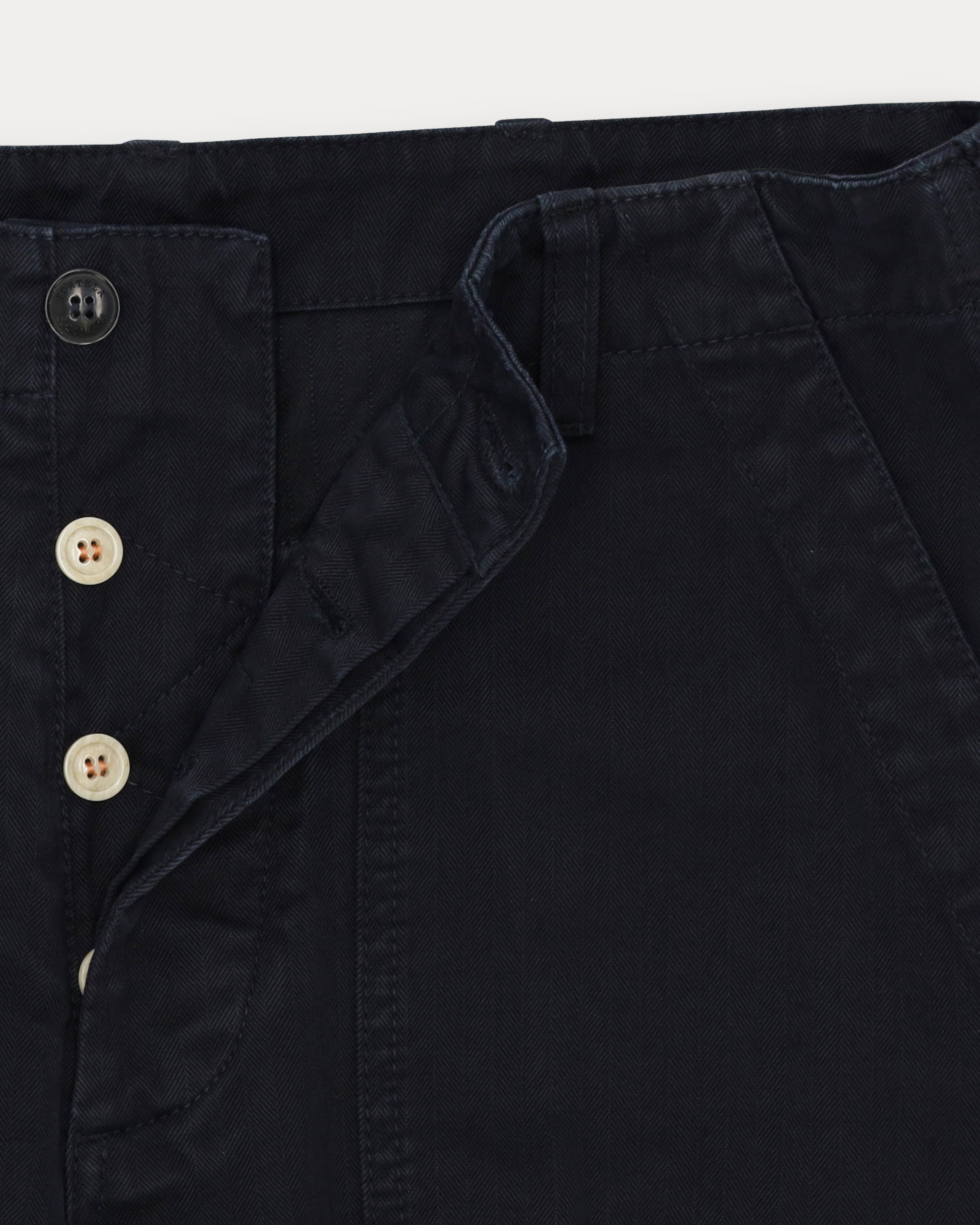 Newfatigue Pantaloni Fatigue In Herringbone di Cotone