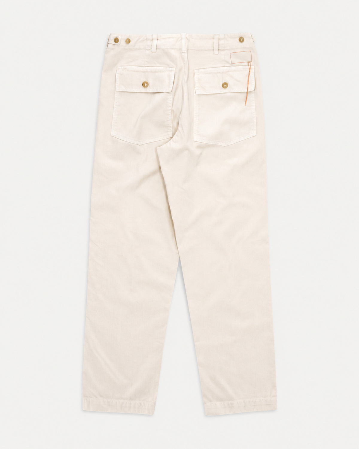 Newfatigue Pantaloni Fatigue In Herringbone di Cotone