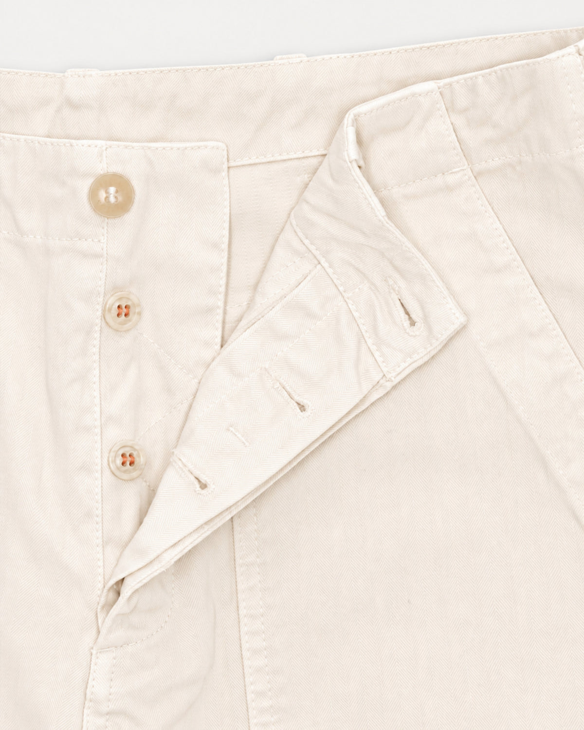 Newfatigue Pantaloni Fatigue In Herringbone di Cotone