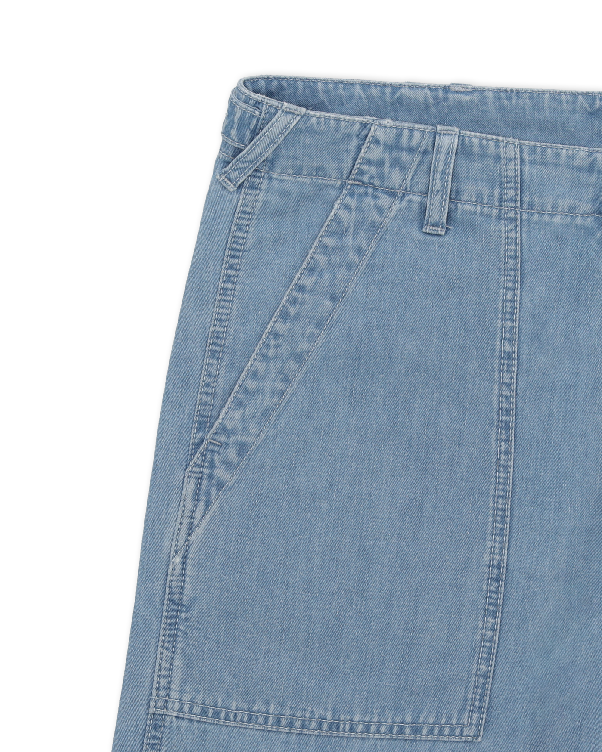 Newfatigue Trousers Denim Bleach Wash