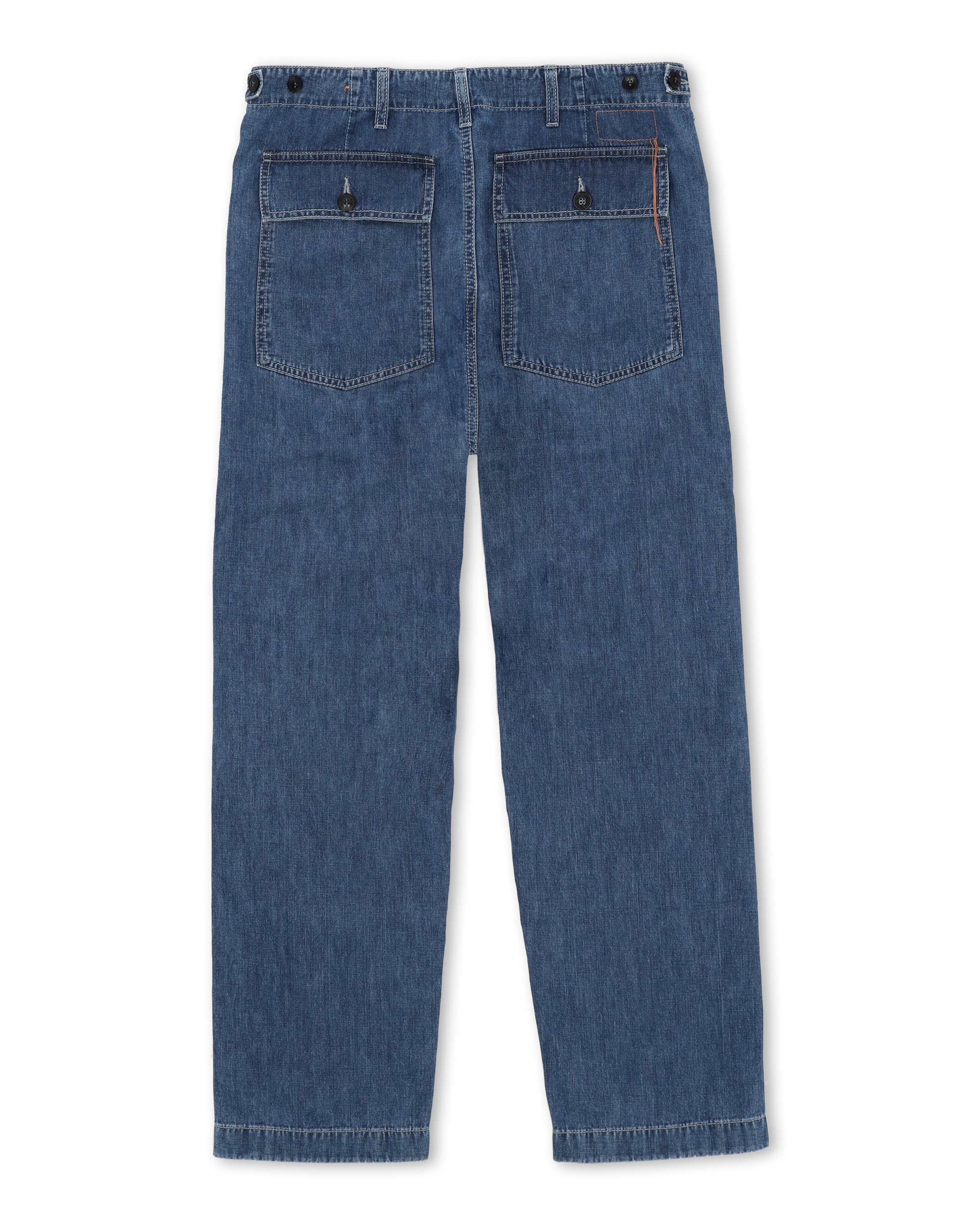 Newfatigue Pantaloni in Denim Stone Wash