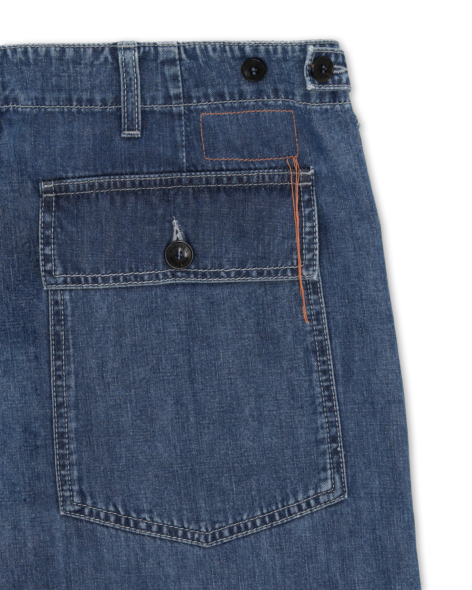 Newfatigue Pantaloni in Denim Stone Wash