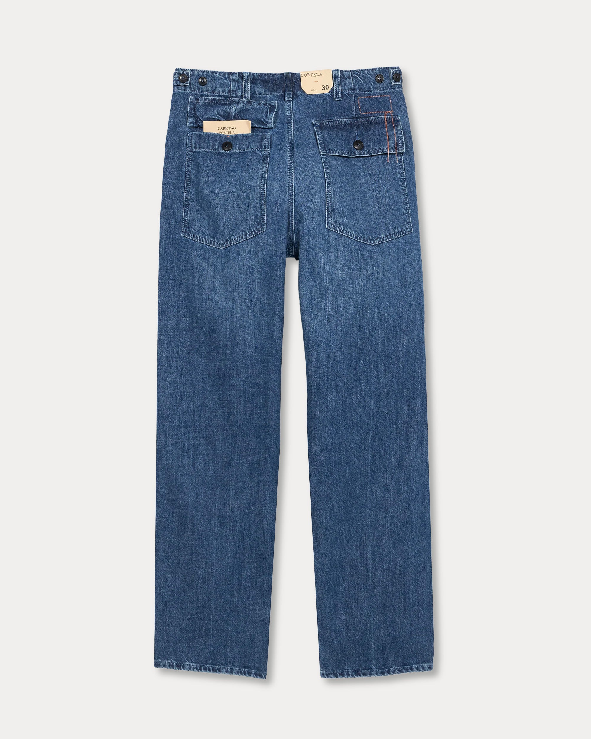 Newfatigue Denim Pants Stone Wash