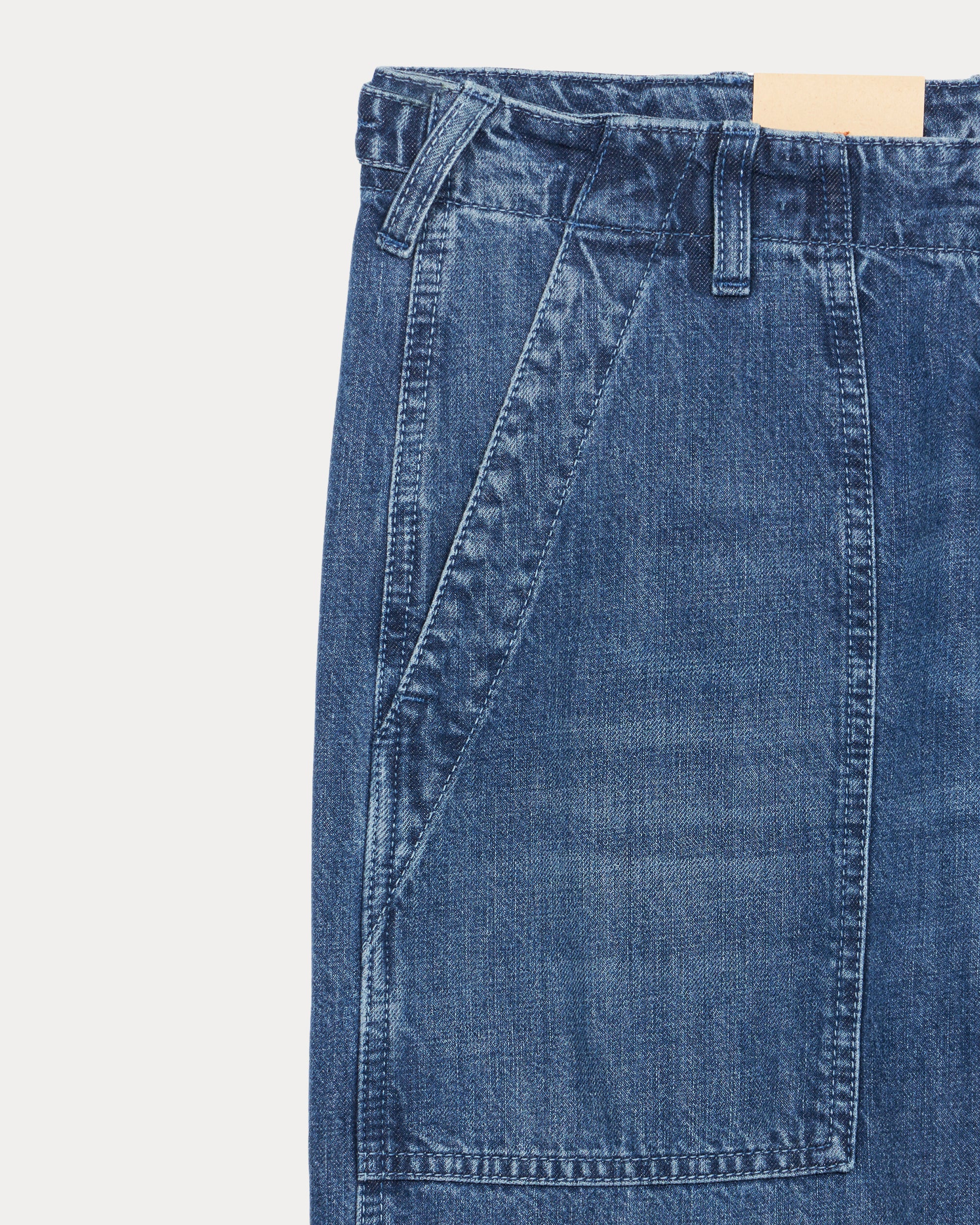 Newfatigue Denim Pants Stone Wash