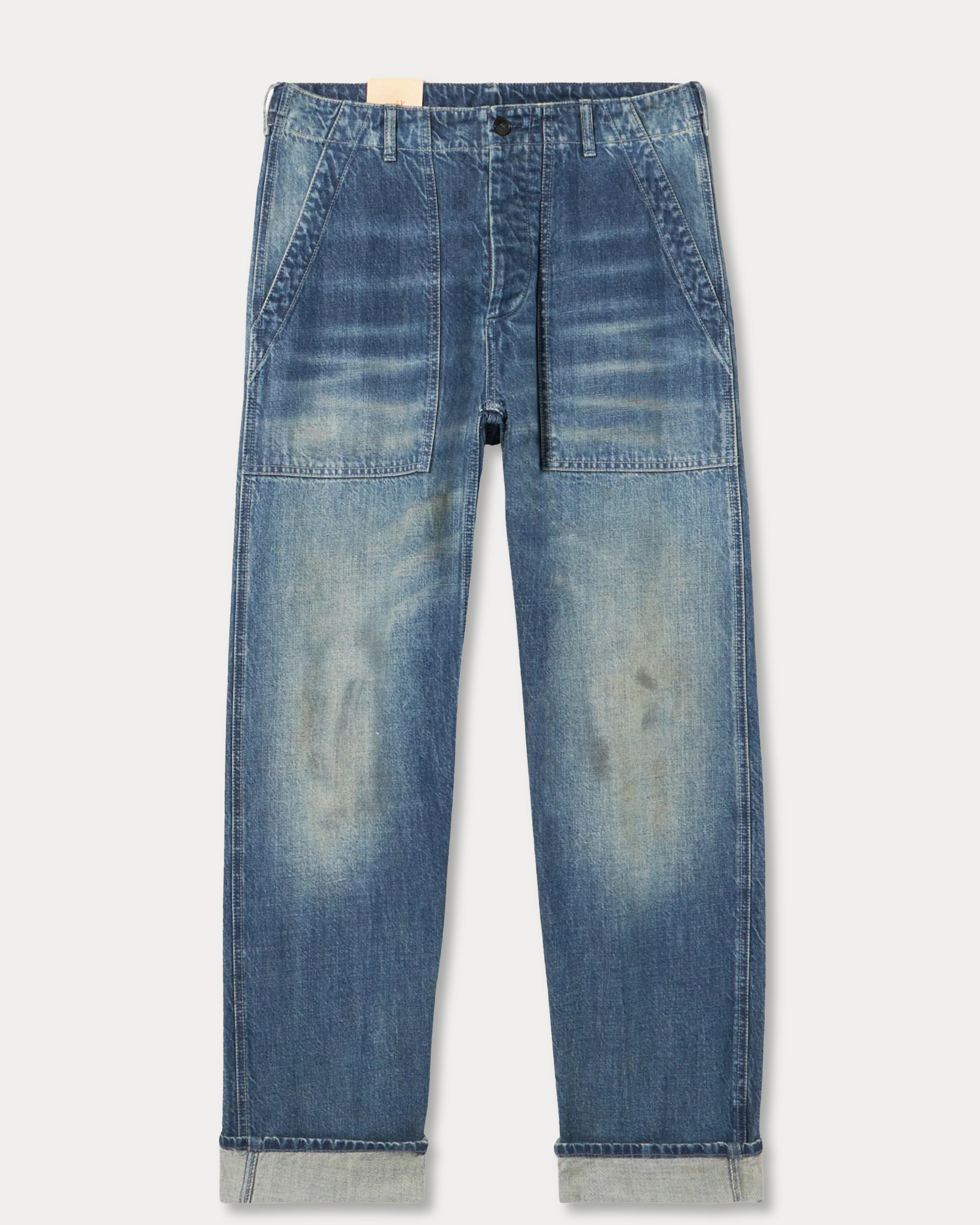 Newfatigue Pantaloni in Denim Custom Wash