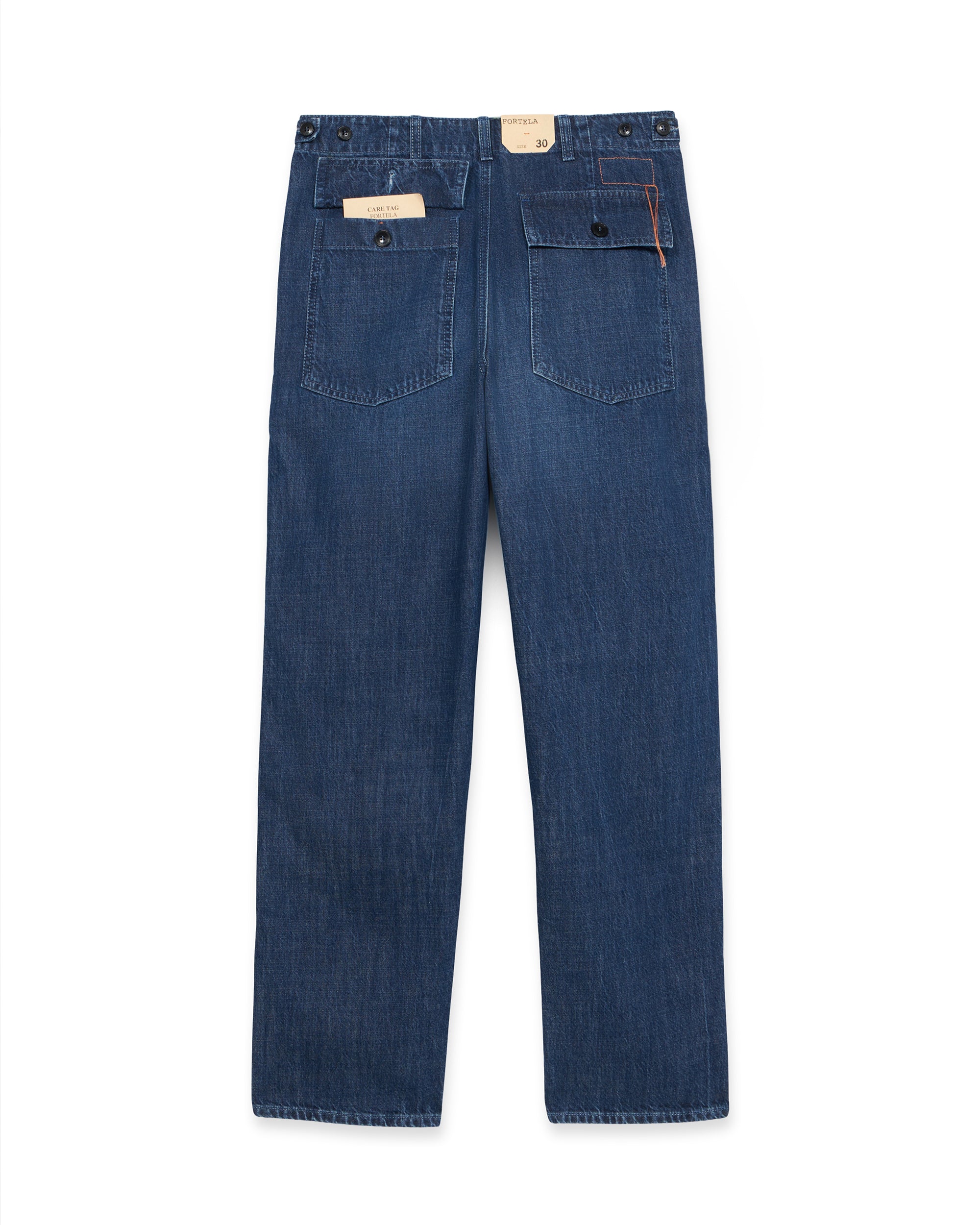 Newfatigue Trousers Denim Indigo Rinse