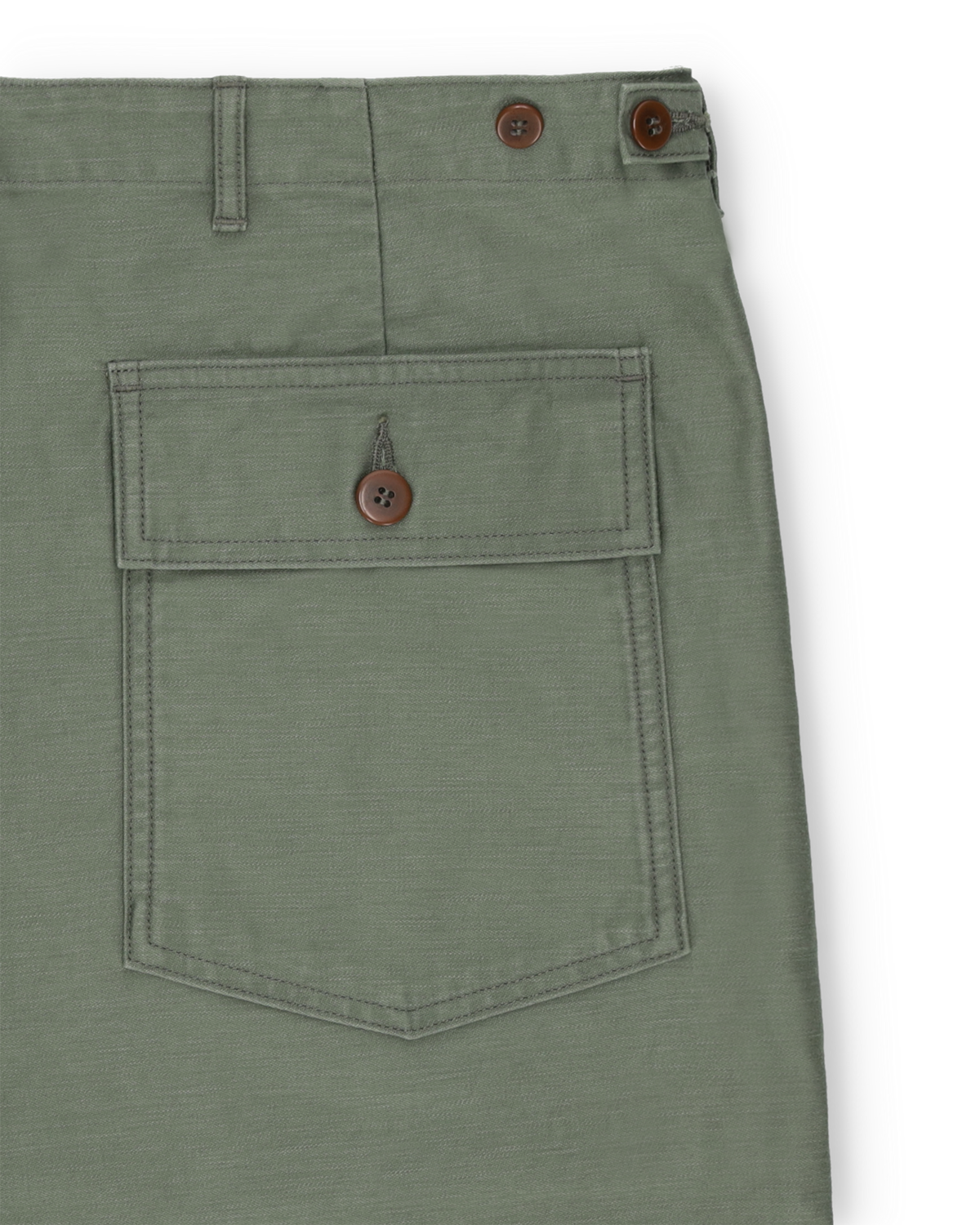 Newfatigue Pantaloni Fatigue in Cotone Satin