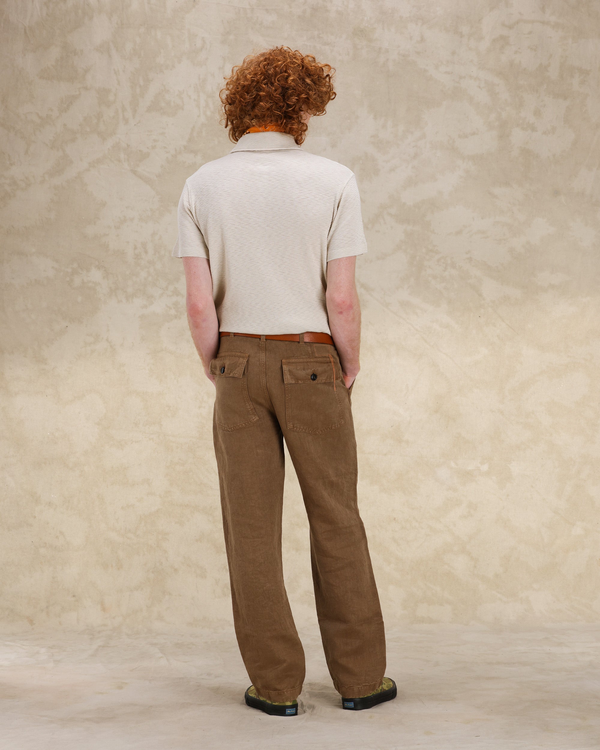 Newfatigue Pantaloni Fatigue in Lino