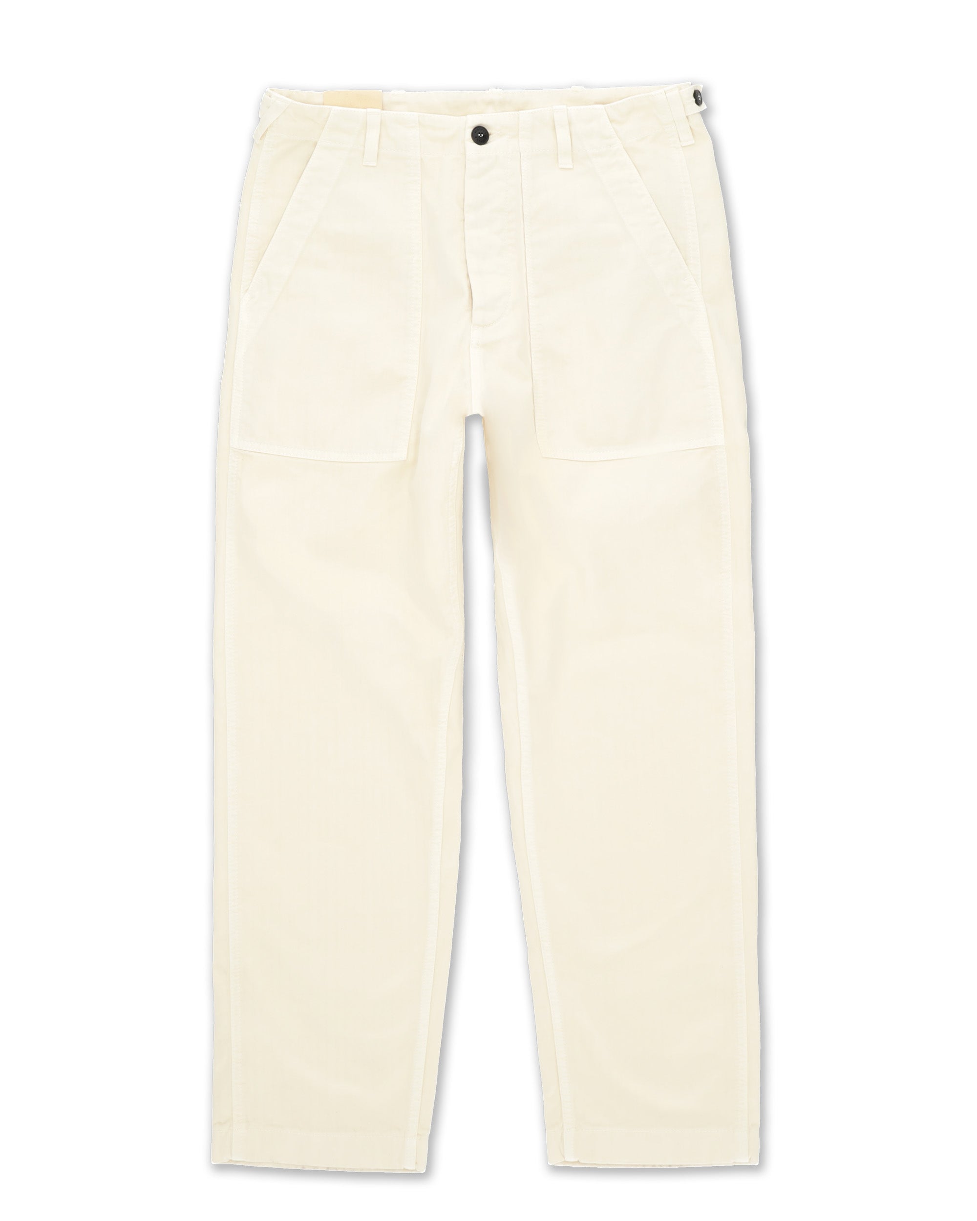 Newfatigue Pantaloni Fatigue In Herringbone di Cotone