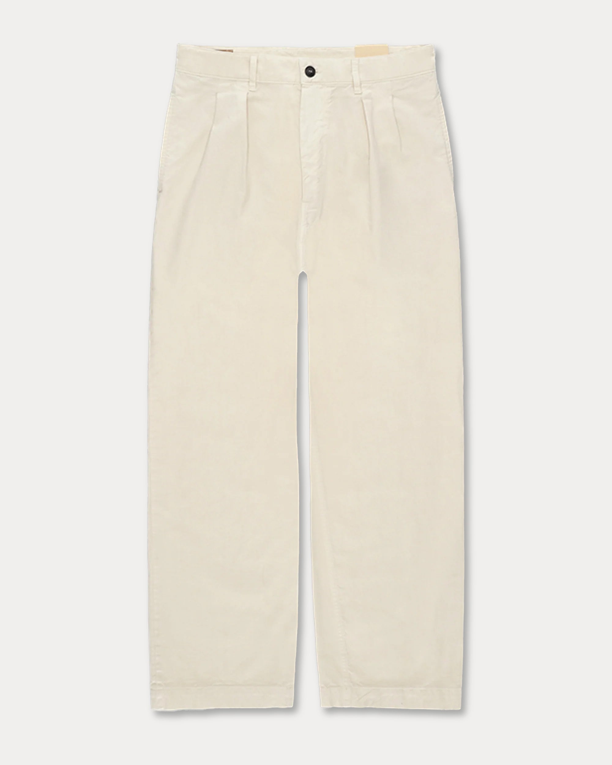 Newyork Pantaloni Con Pences In Cotone