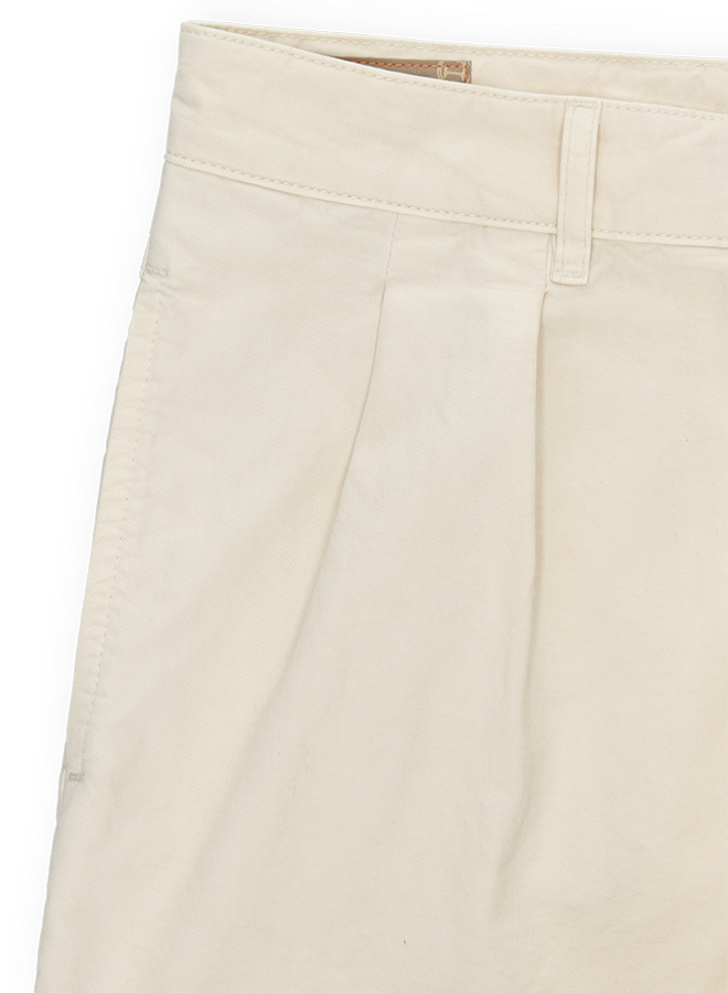 Newyork Pantaloni Con Pences In Cotone