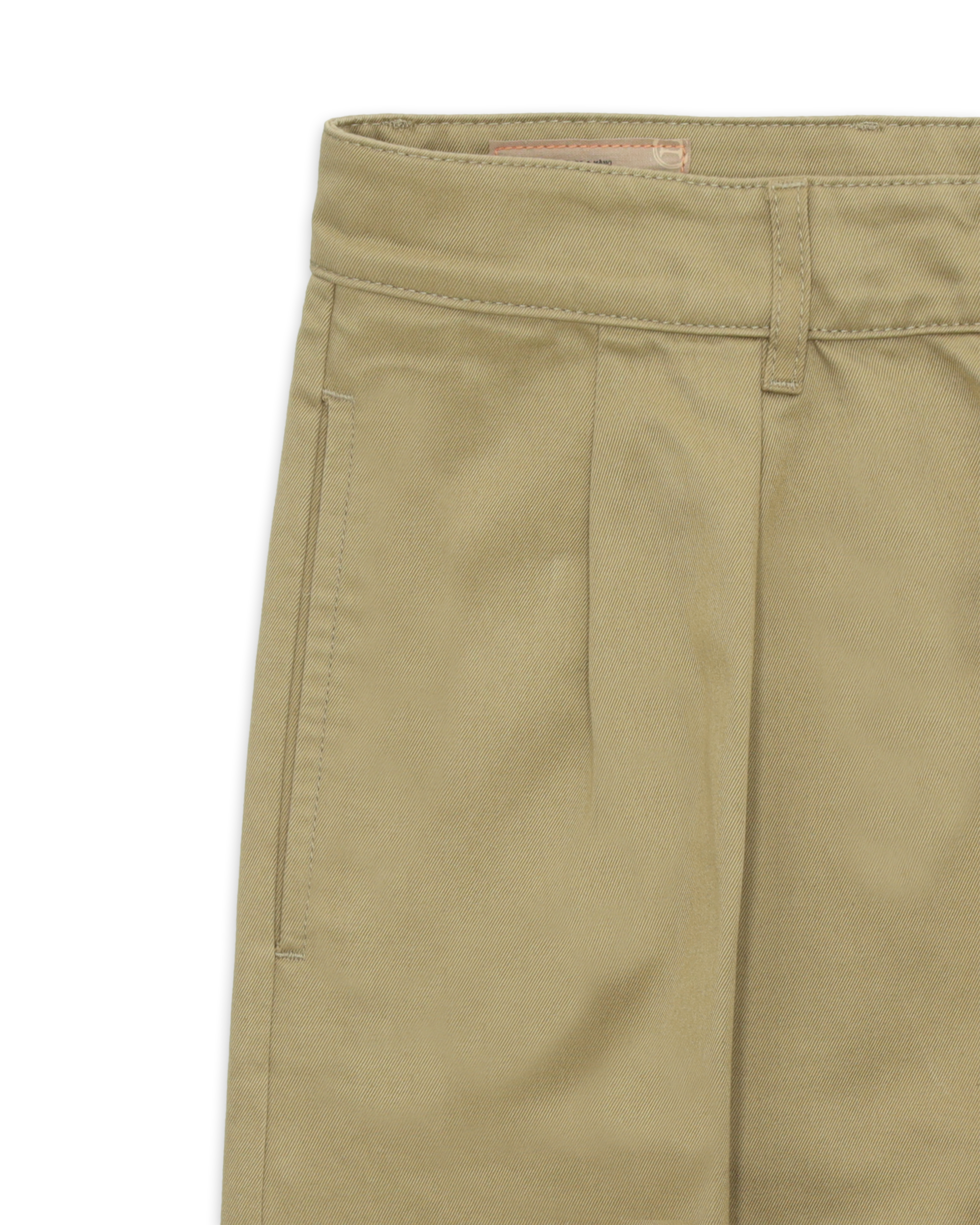 Newyork Pantaloni Con Pences In Gabardine di Cotone Pesante