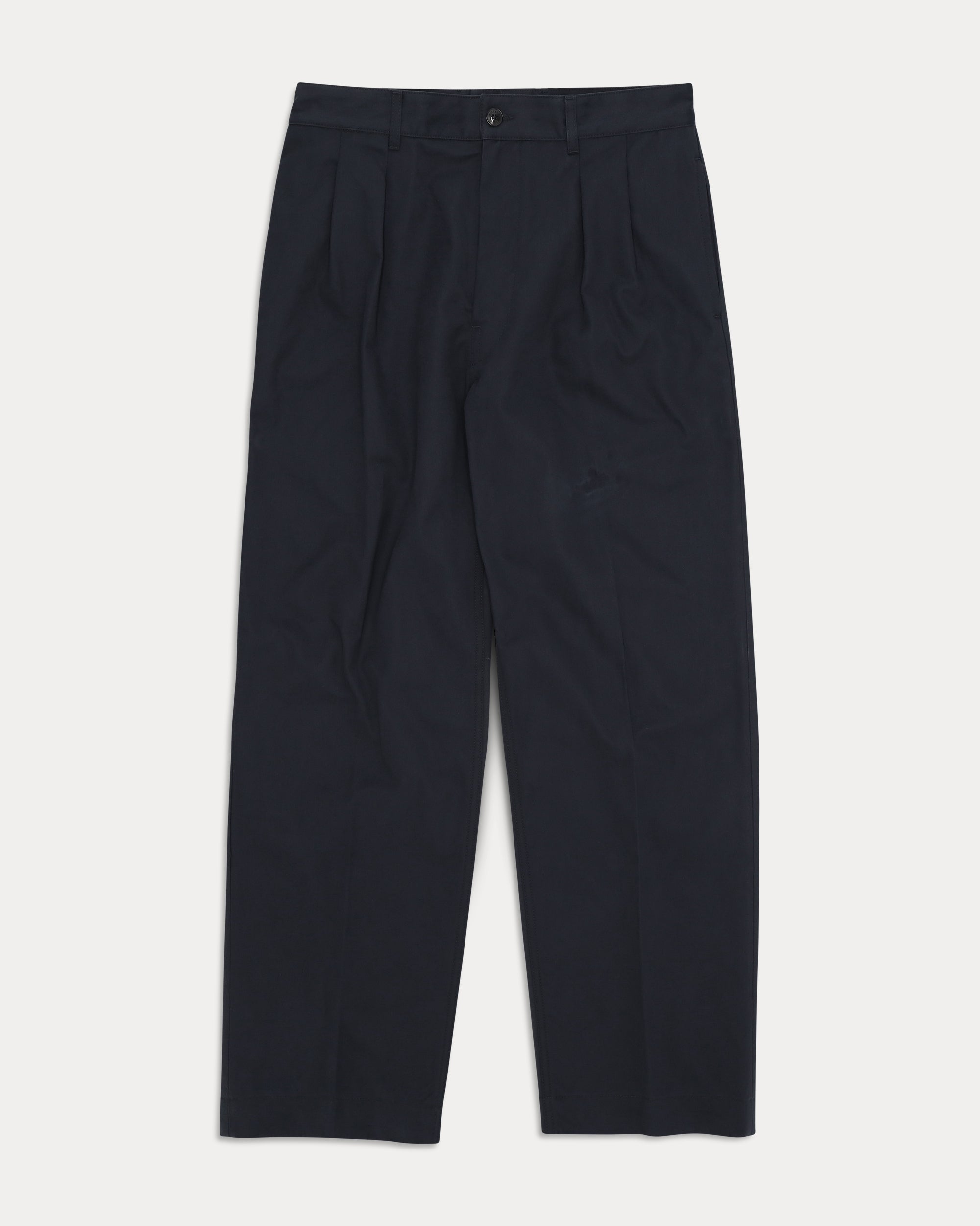 Newyork Pantaloni Con Pences In Cotone