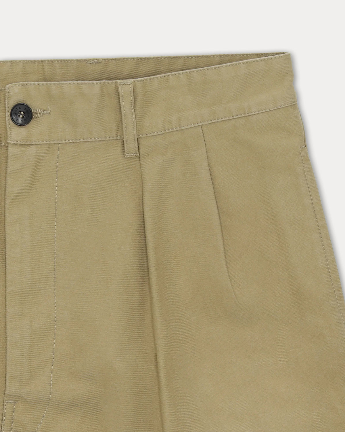 Newyork Pleated Reverse Cotton Canvas Pants