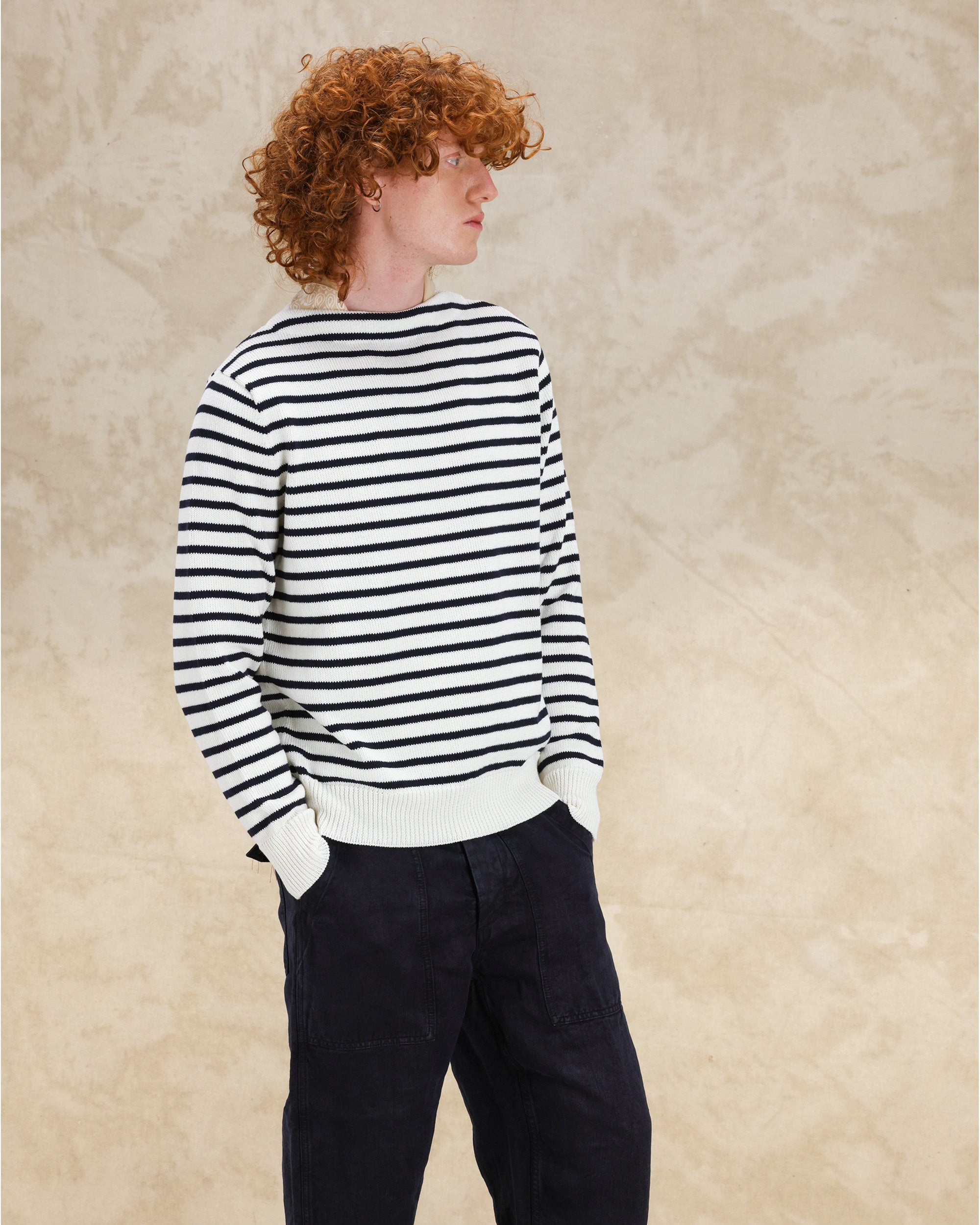 Noah1 Maglione In Cotone A Righe