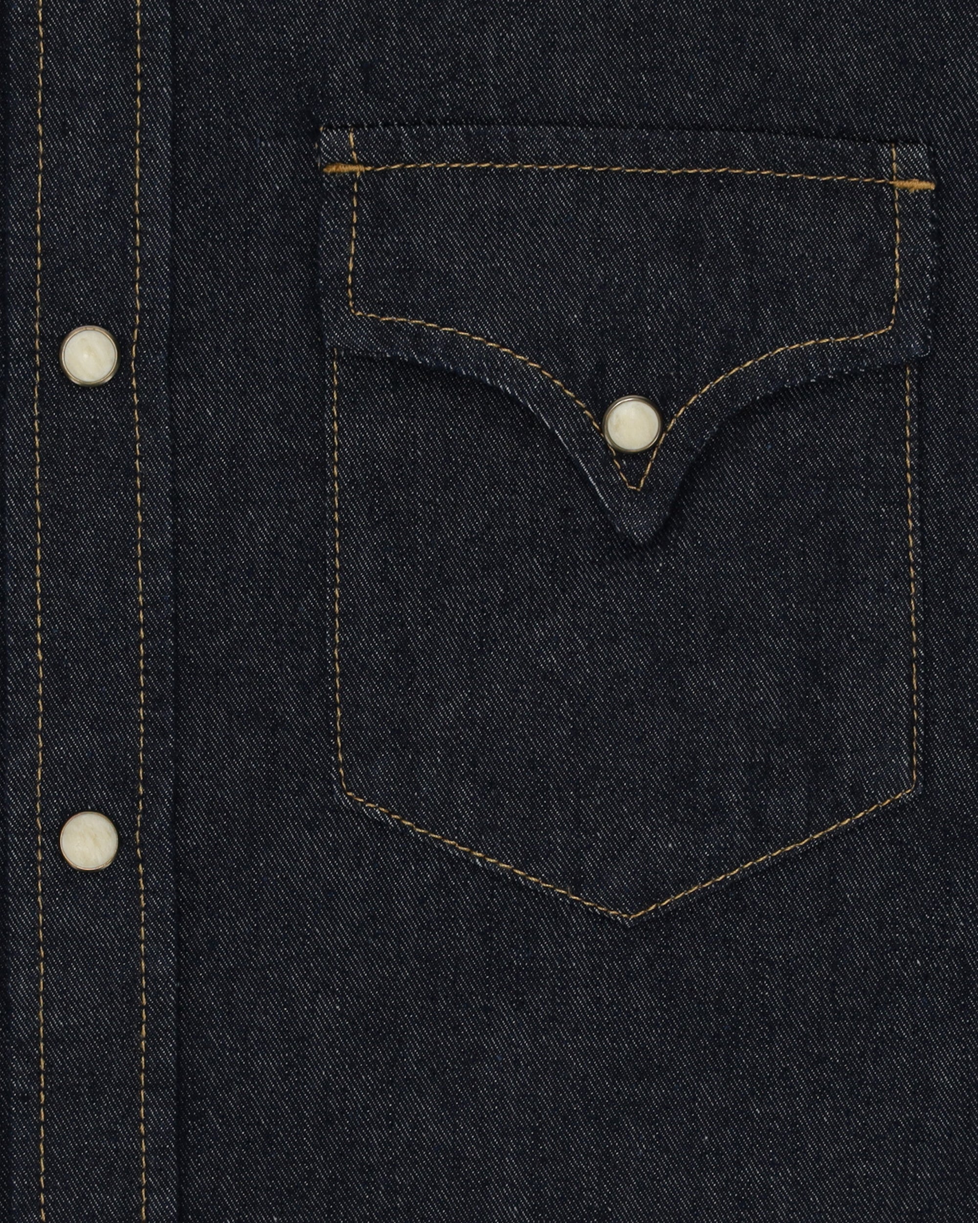 Ntex Denim Western Shirt Indigo Rinse