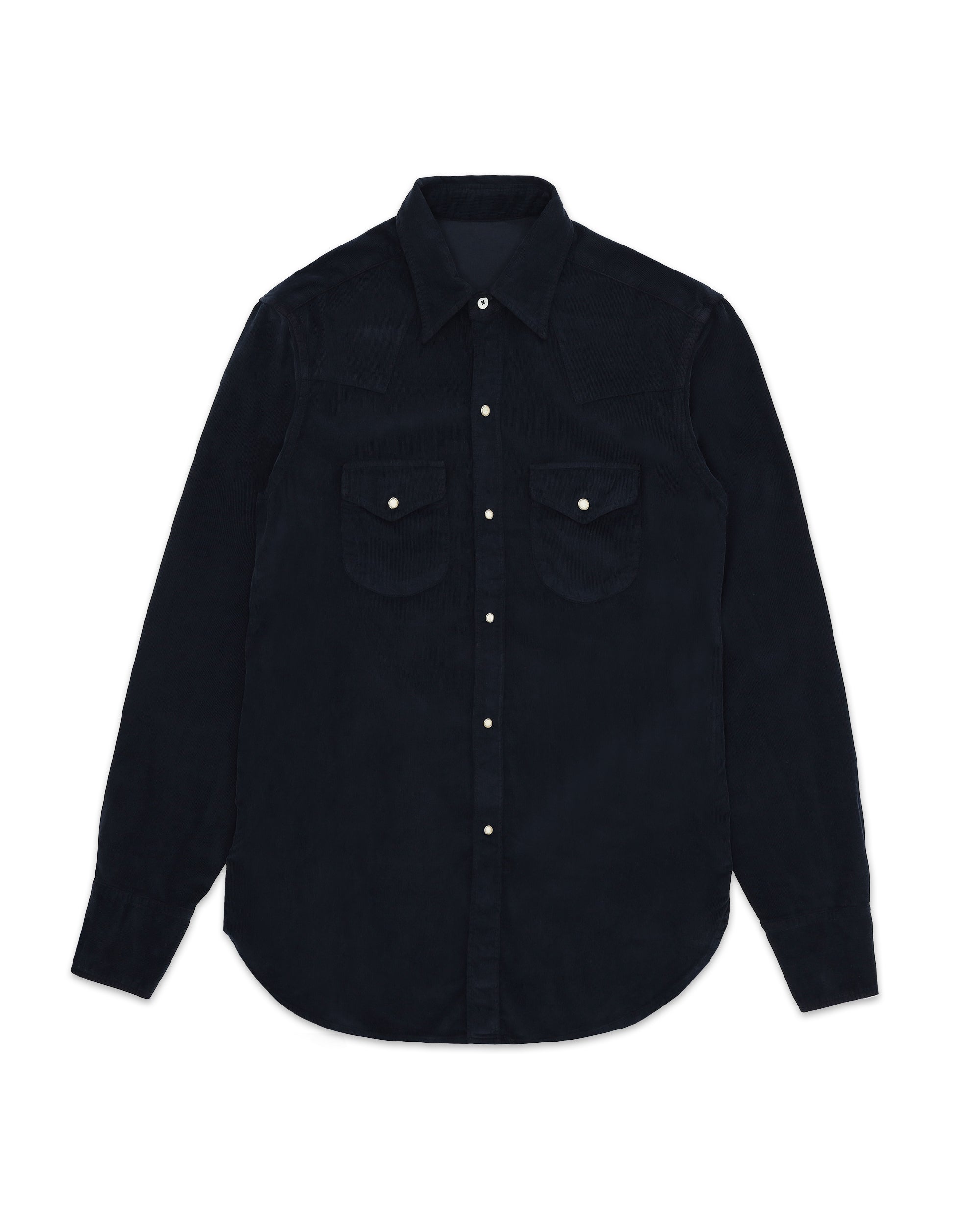 Ntex Camicia Texana In Velluto