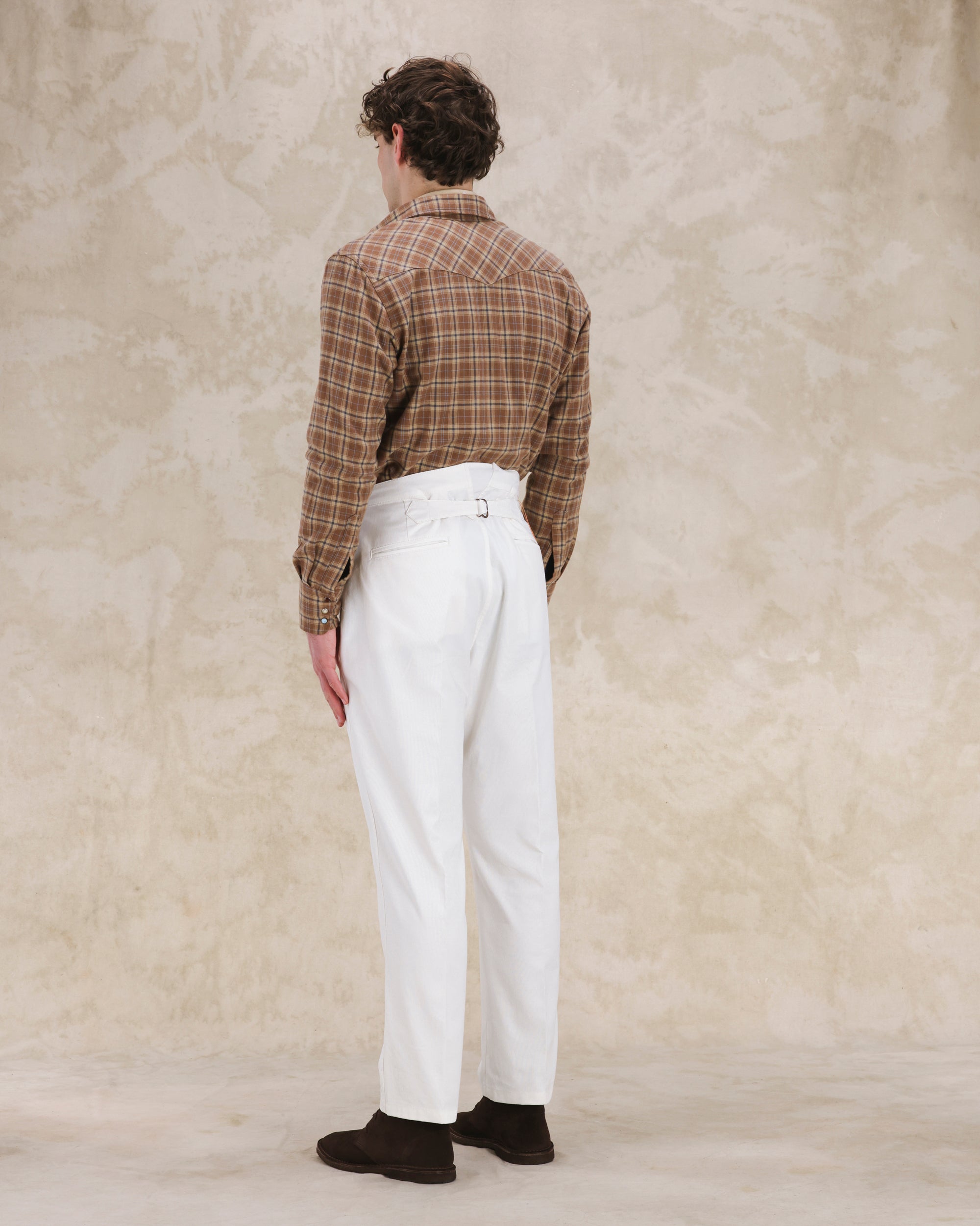 Ntex Camicia Texana In Cotone A Quadri