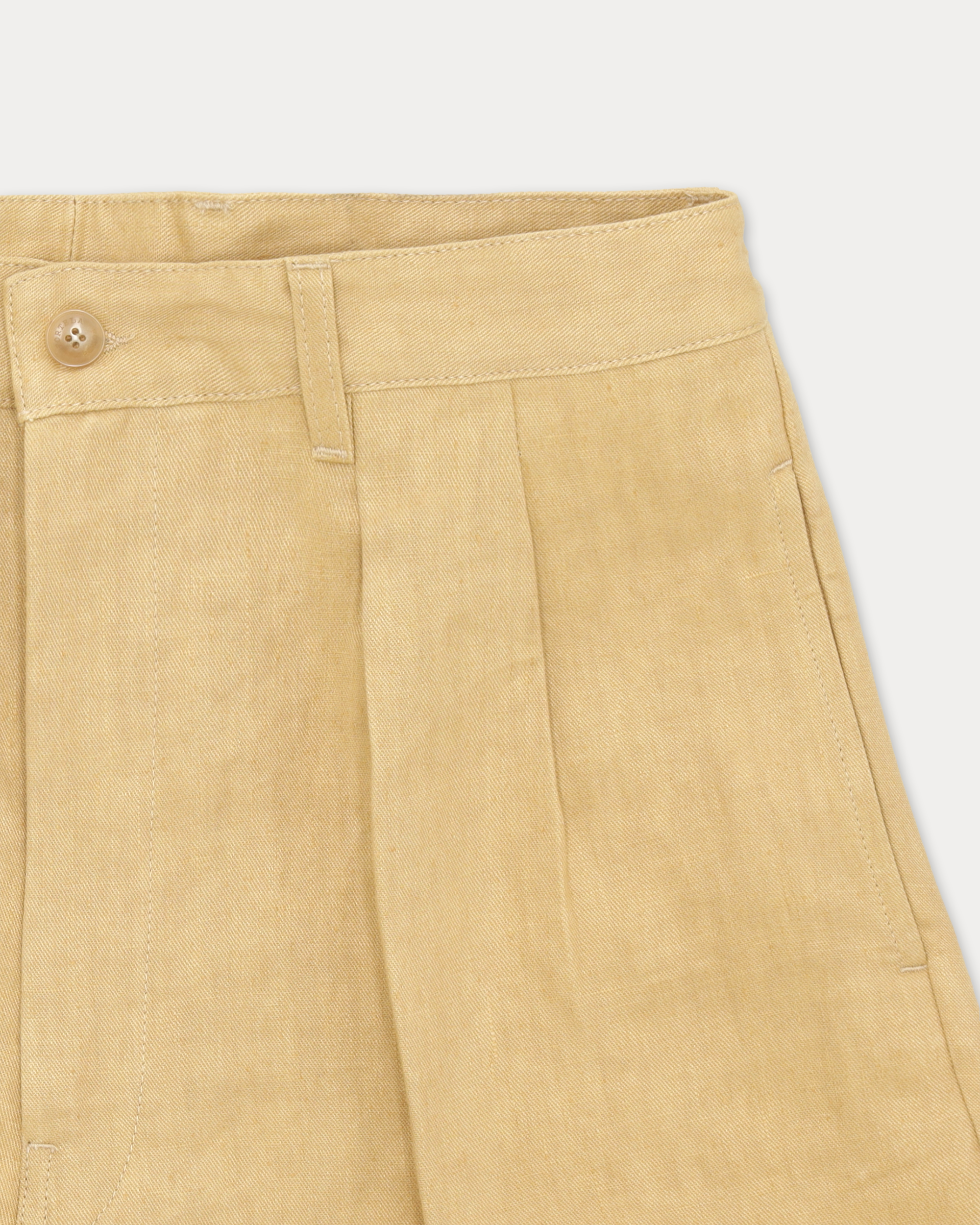 Nyshort Linen Bermuda Shorts With Pleats