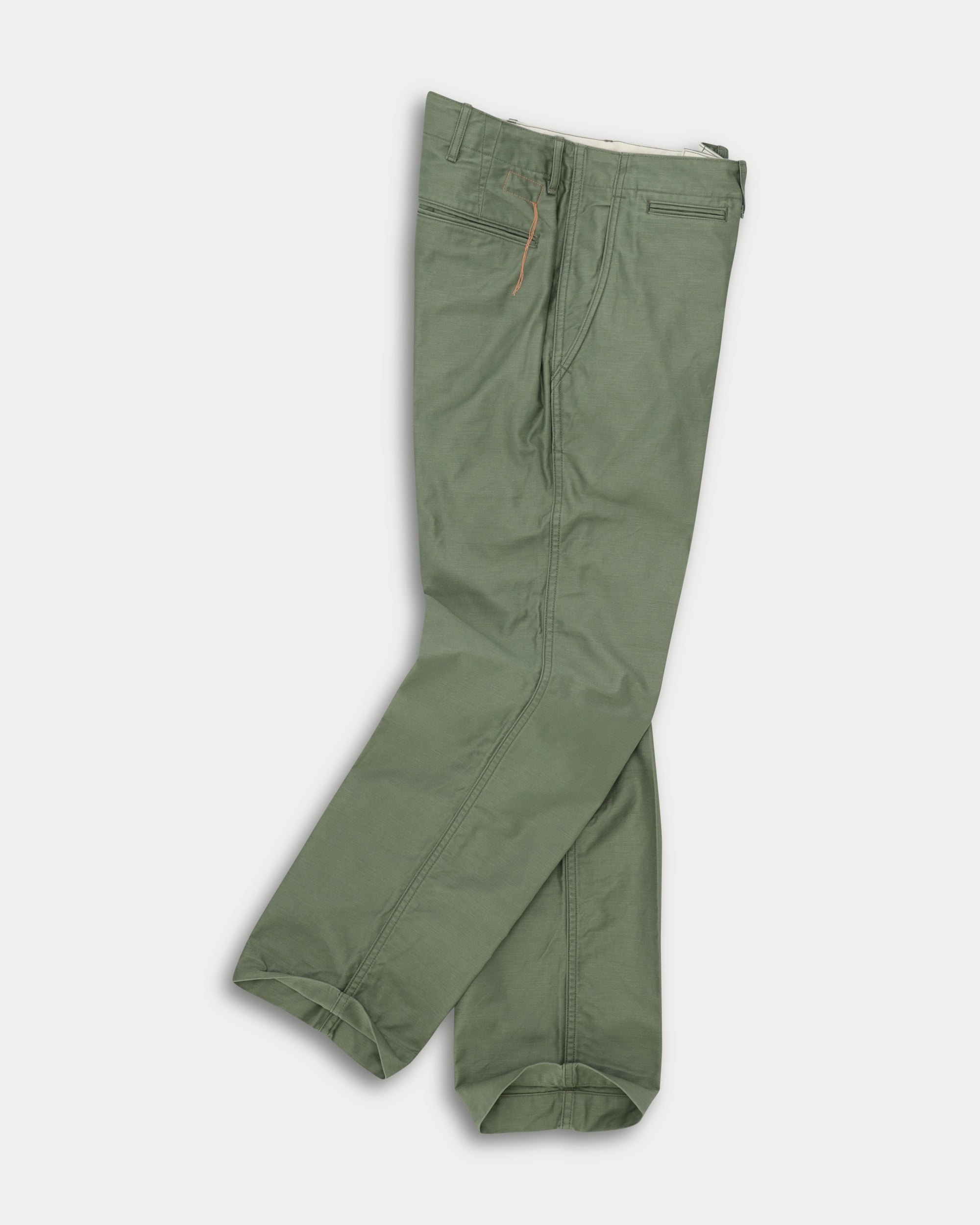 Officer Pantaloni Chino In Cotone Satin