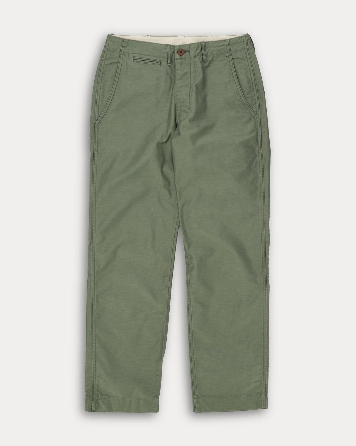 Officer Cotton Satin Chino Pants
