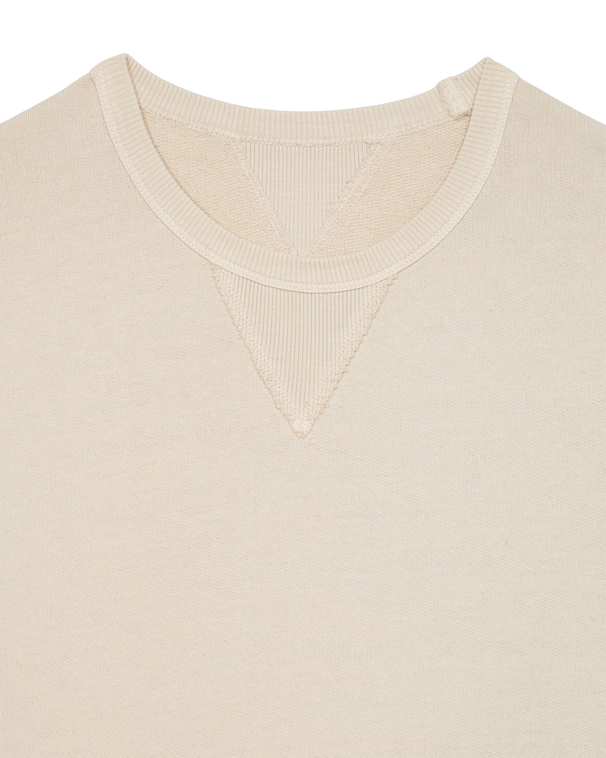 Ohio Felpa Girocollo in Jersey Garzato a Maniche Corte