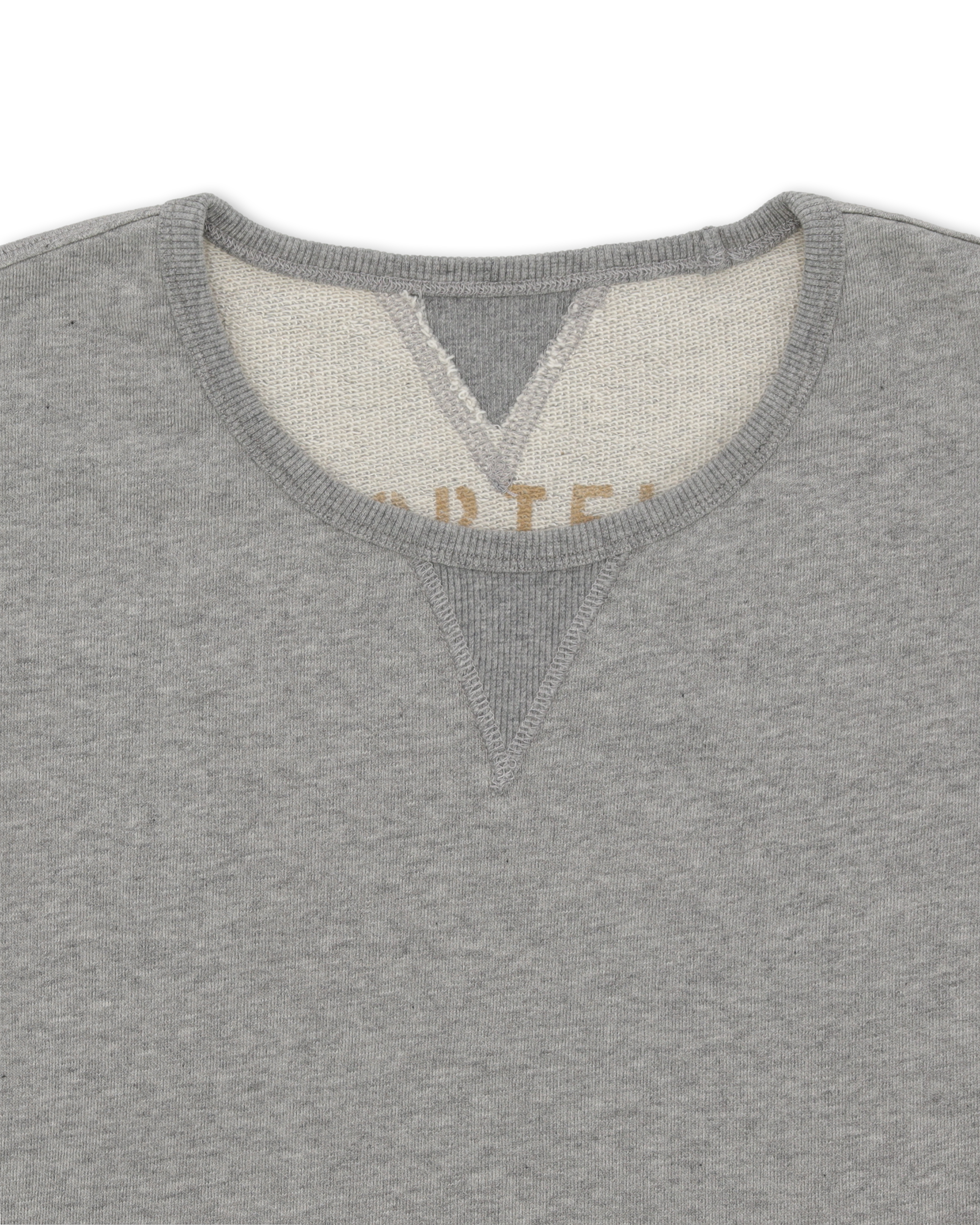 Ohio Felpa Girocollo in Jersey Garzato a Maniche Corte