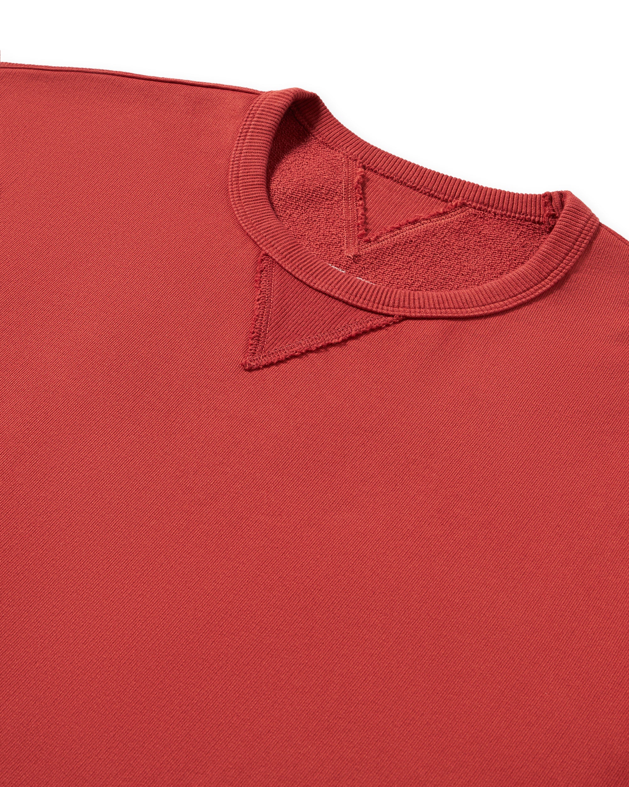 Ohio Felpa Girocollo in Jersey Garzato a Maniche Corte