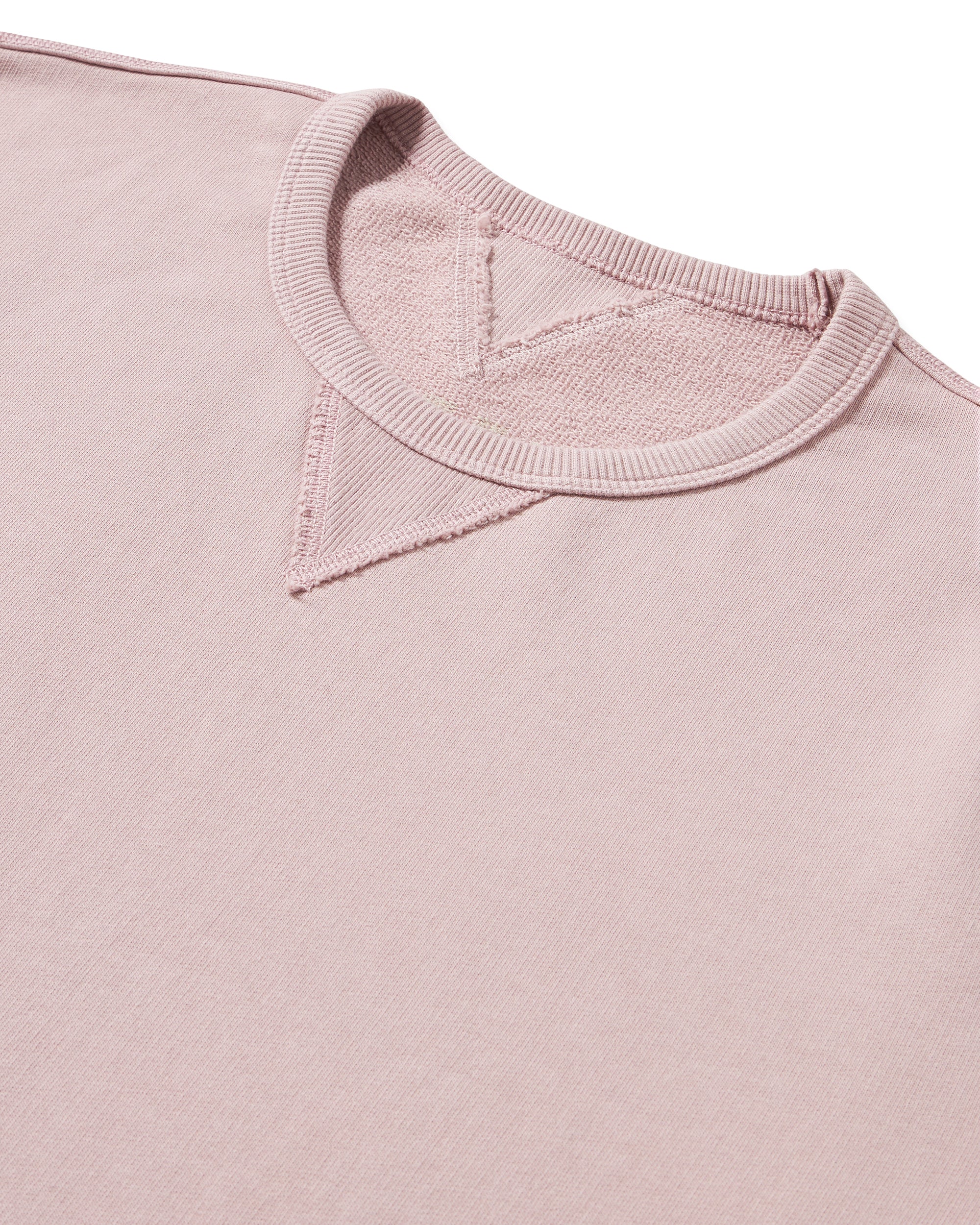 Ohio Felpa Girocollo in Jersey Garzato a Maniche Corte