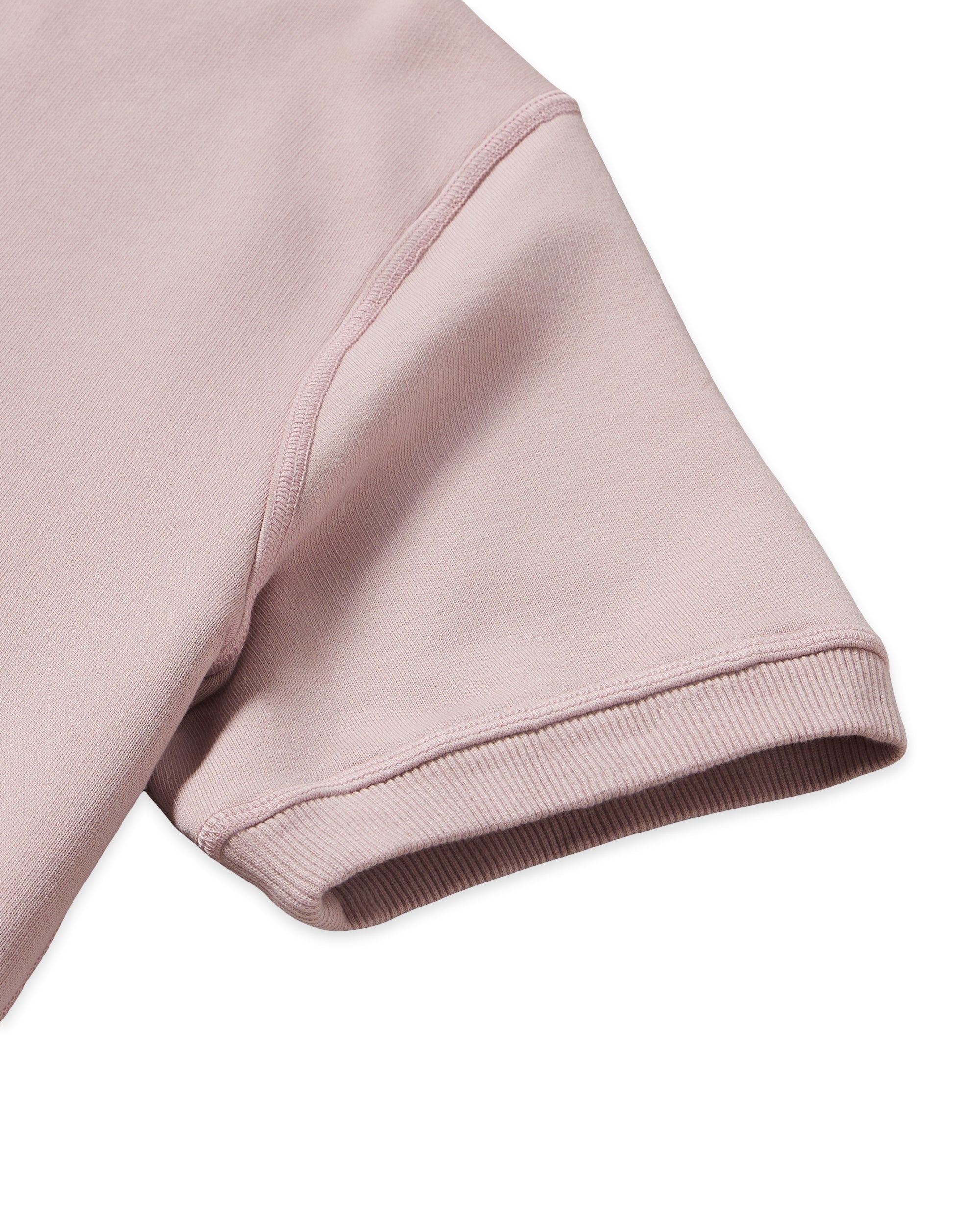 Ohio Felpa Girocollo in Jersey Garzato a Maniche Corte