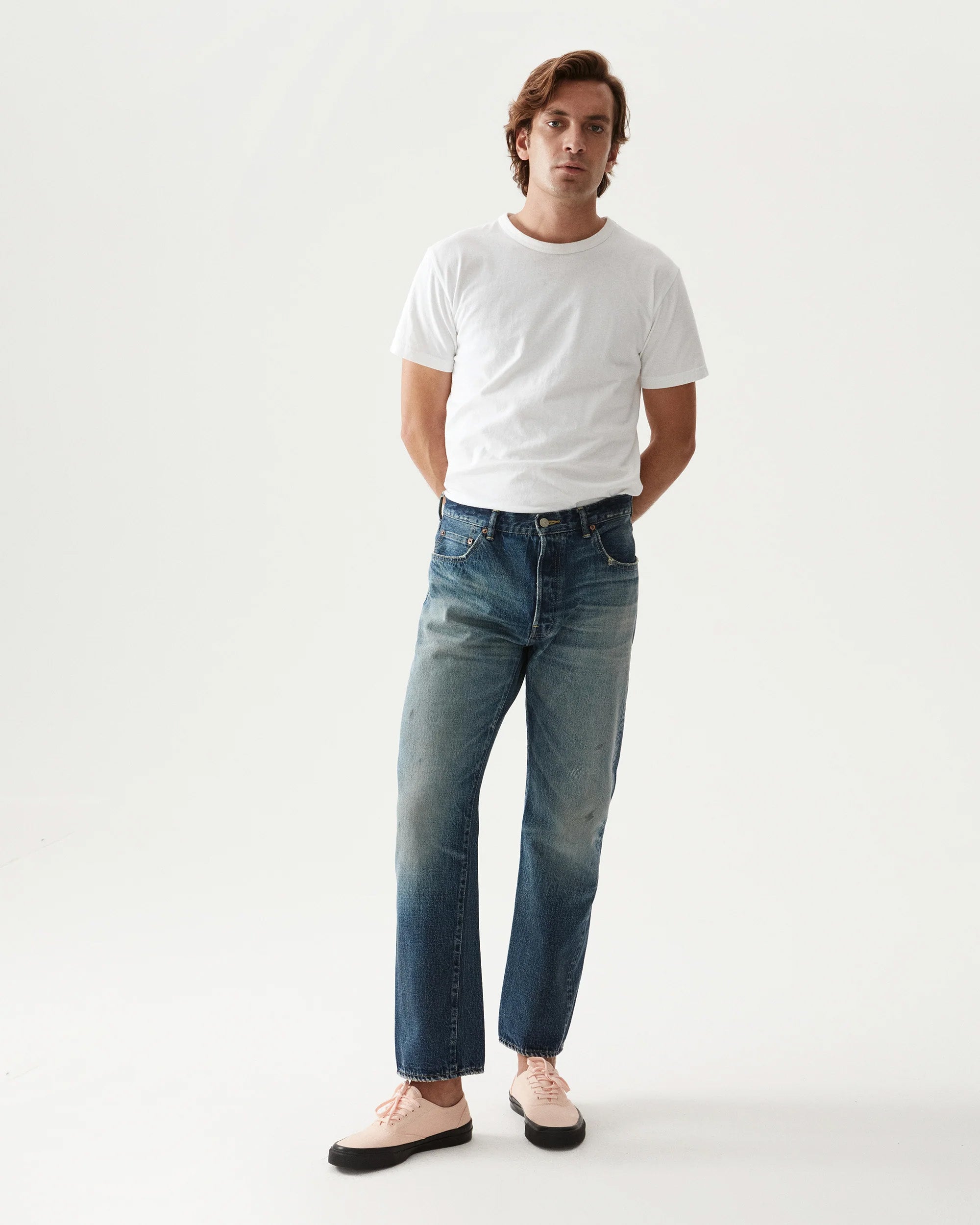 Okayama Japan Denim Cimosato 5 Tasche Regular Fit Custom Wash - L29''