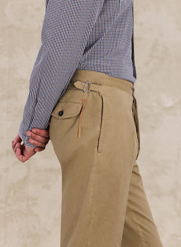 Oklahoma Pantalone Con Pences In Cotone