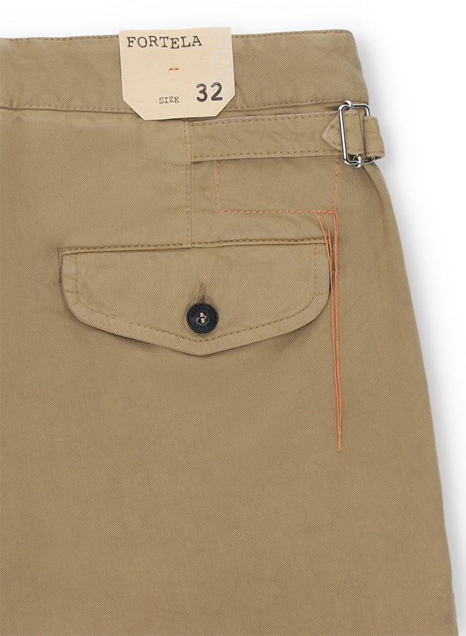 Oklahoma Pantalone Con Pences In Cotone