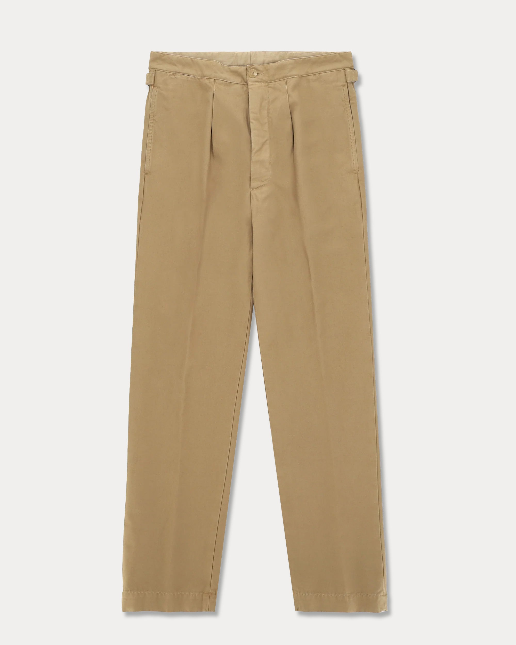 Oklahoma Pantaloni In Canvas di Cotone Rovesciato