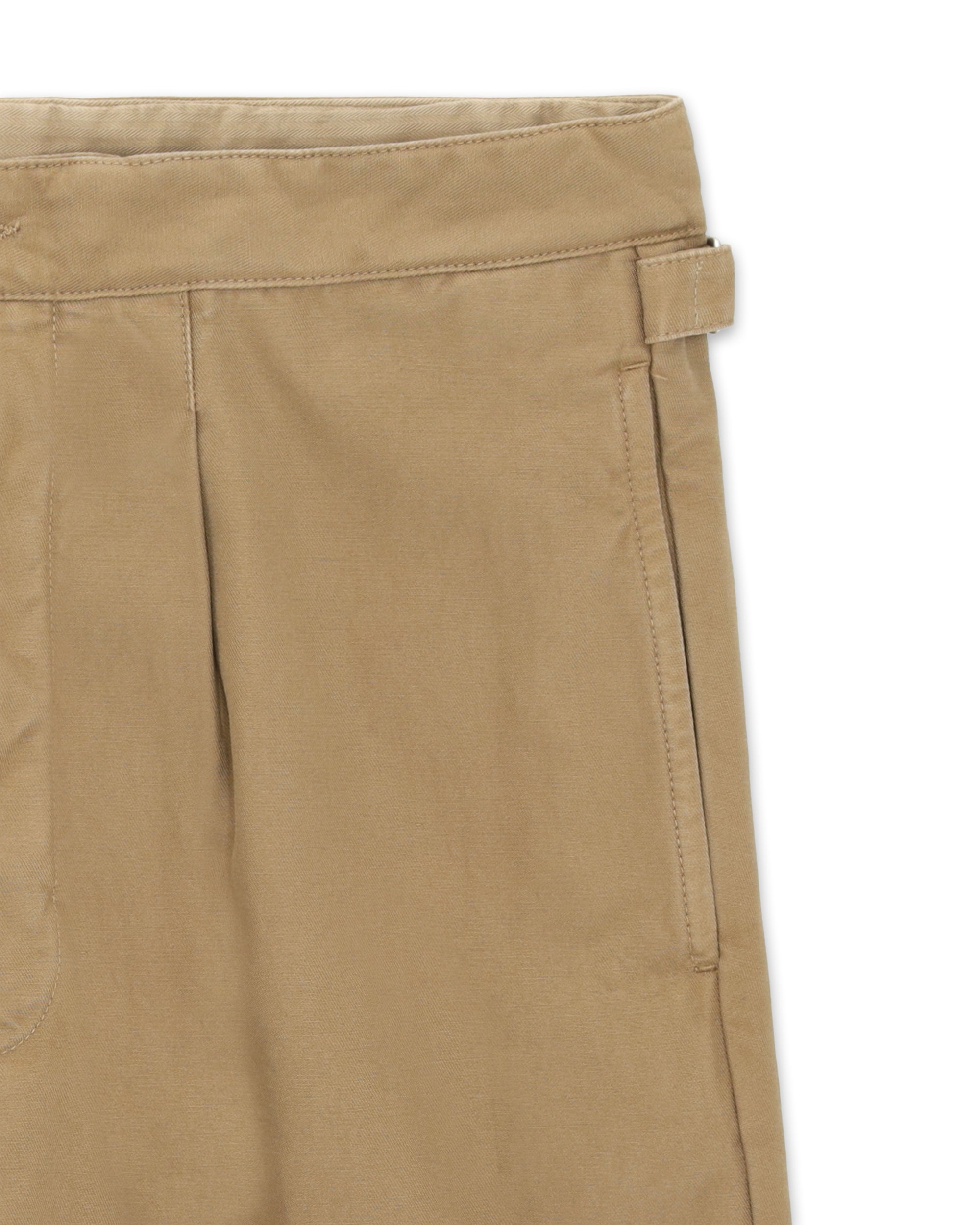 Oklahoma Pantaloni In Canvas di Cotone Rovesciato