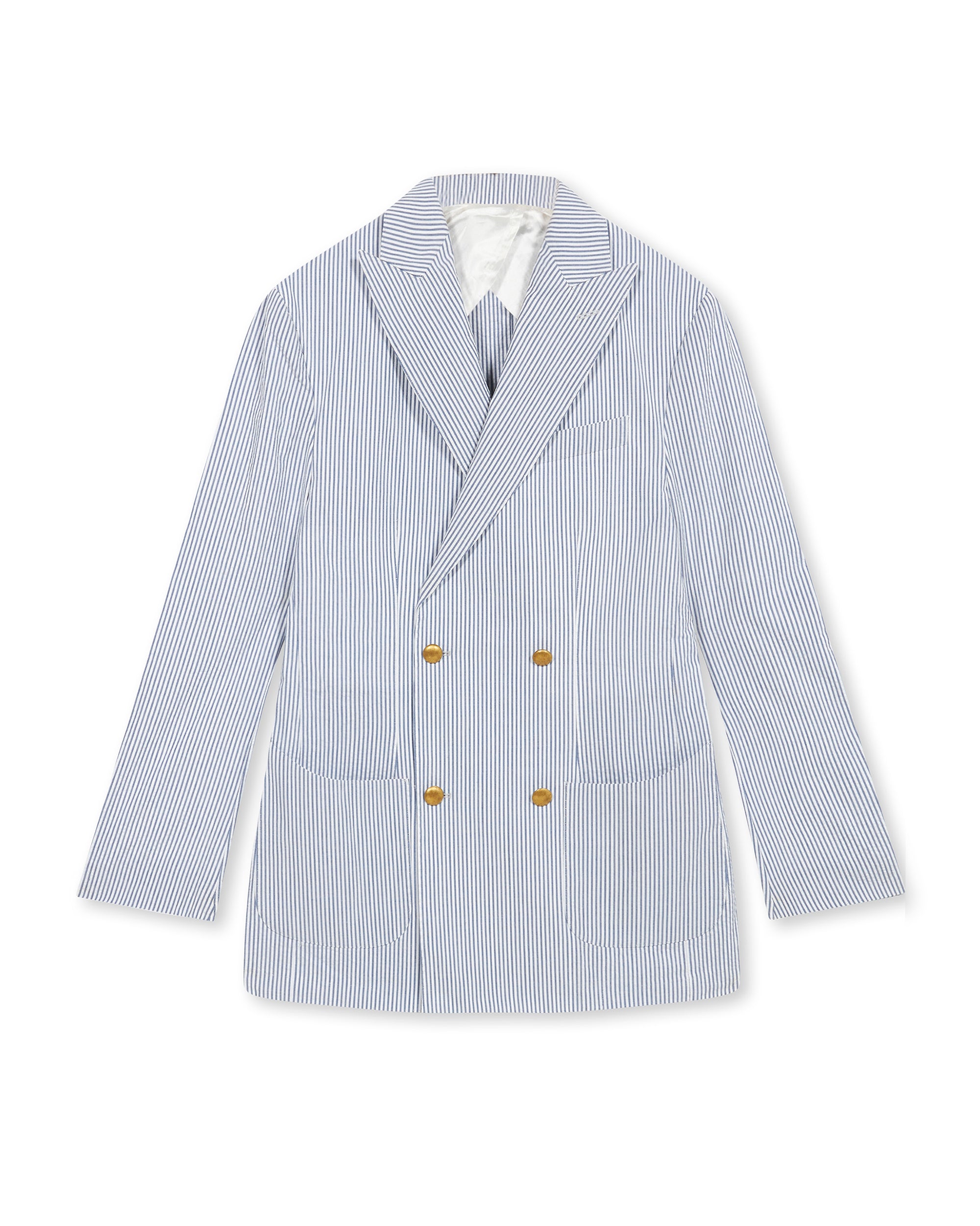 Oscars Giacca Doppiopetto In Cotone Seerscuker