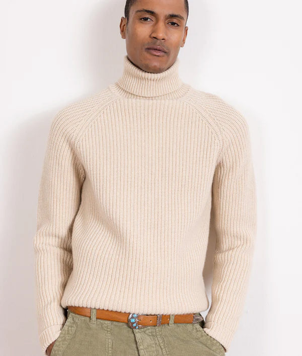 Oslo Maglione Collo Alto In Lana Merino
