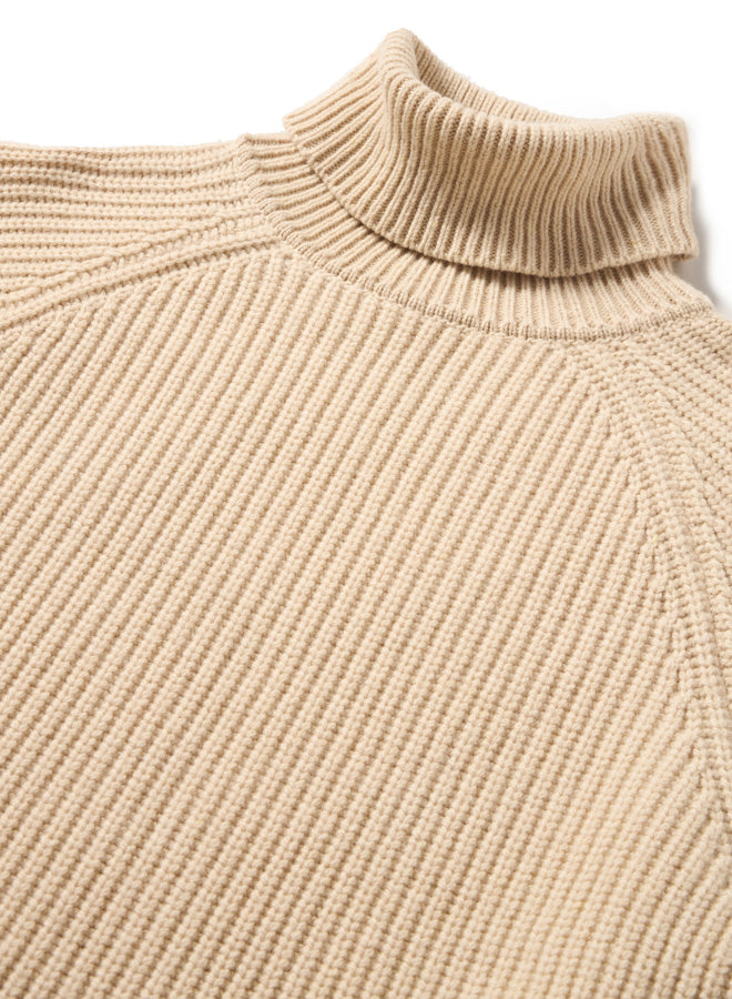 Oslo Merino Wool High Neck Sweater