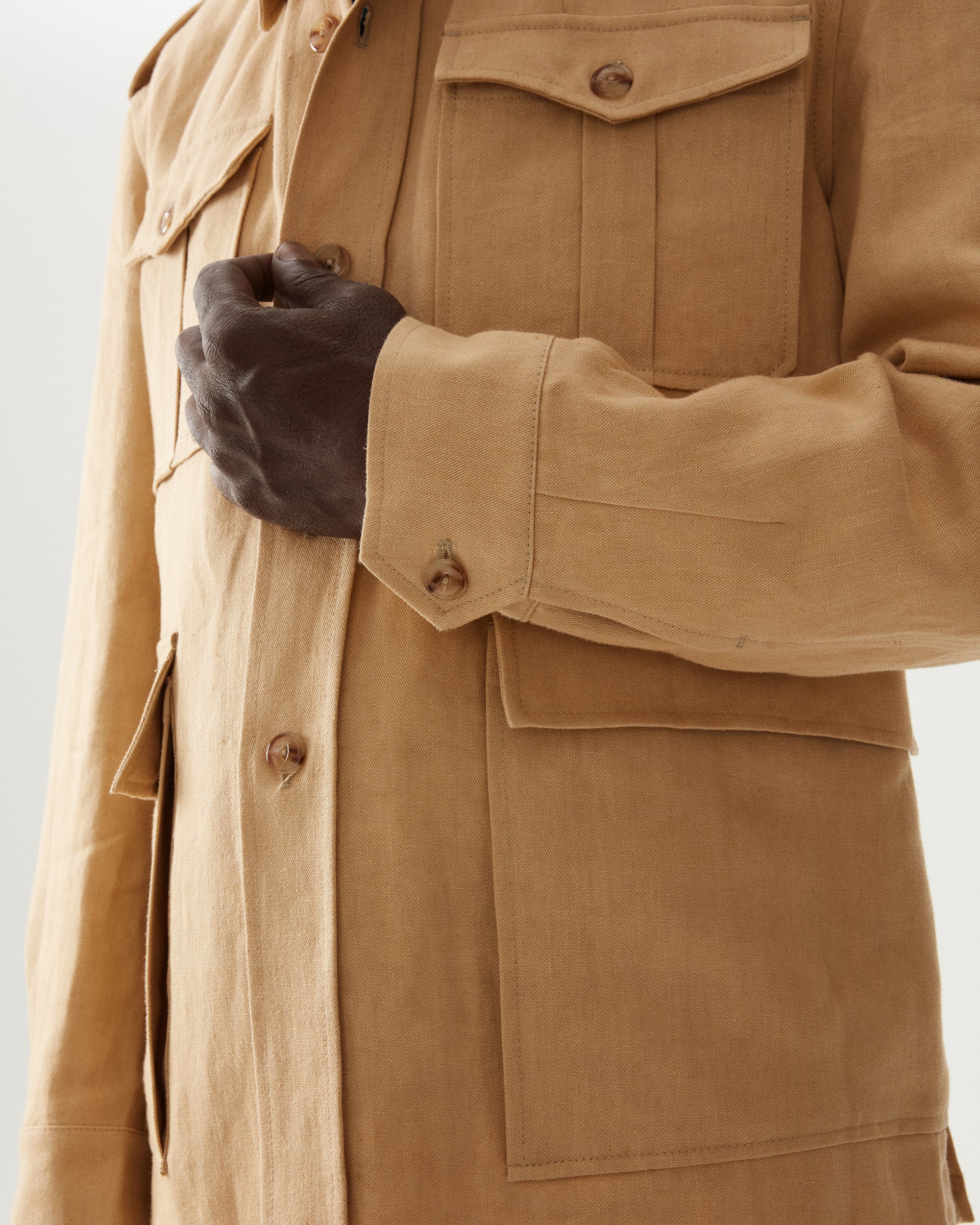 Owen Linen Safari Jacket